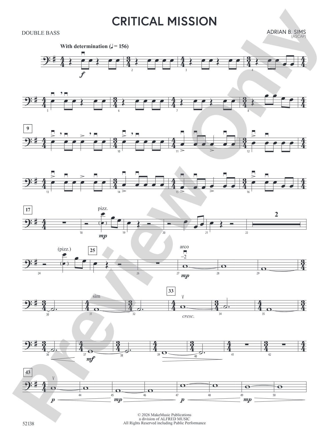 Critical Mission: String Bass