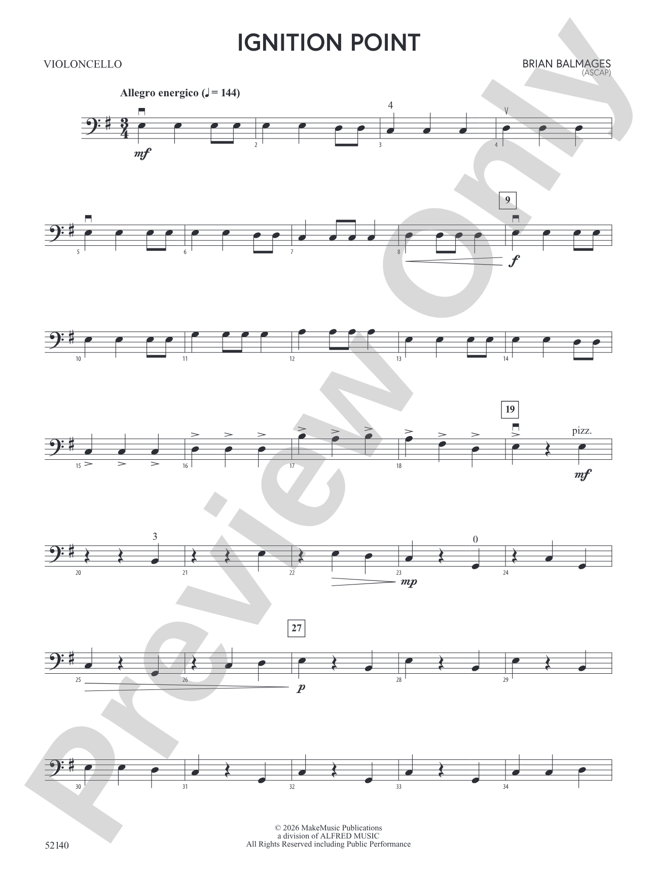 Ignition Point: Cello