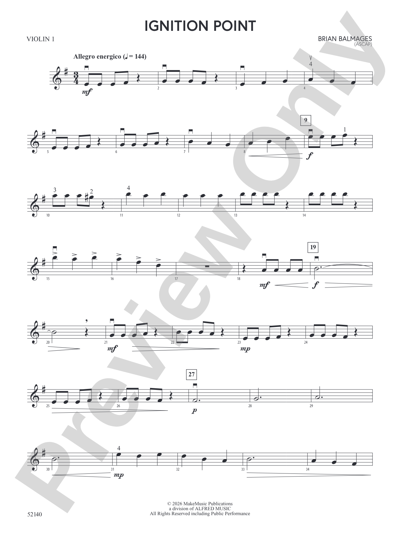 Ignition Point: 1st Violin