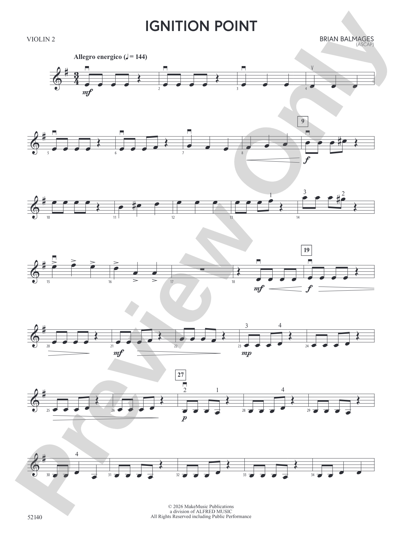 Ignition Point: 2nd Violin