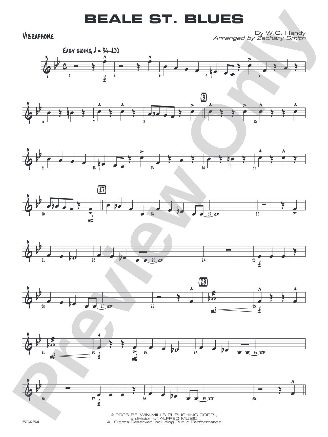 Beale St. Blues: Vibraphone