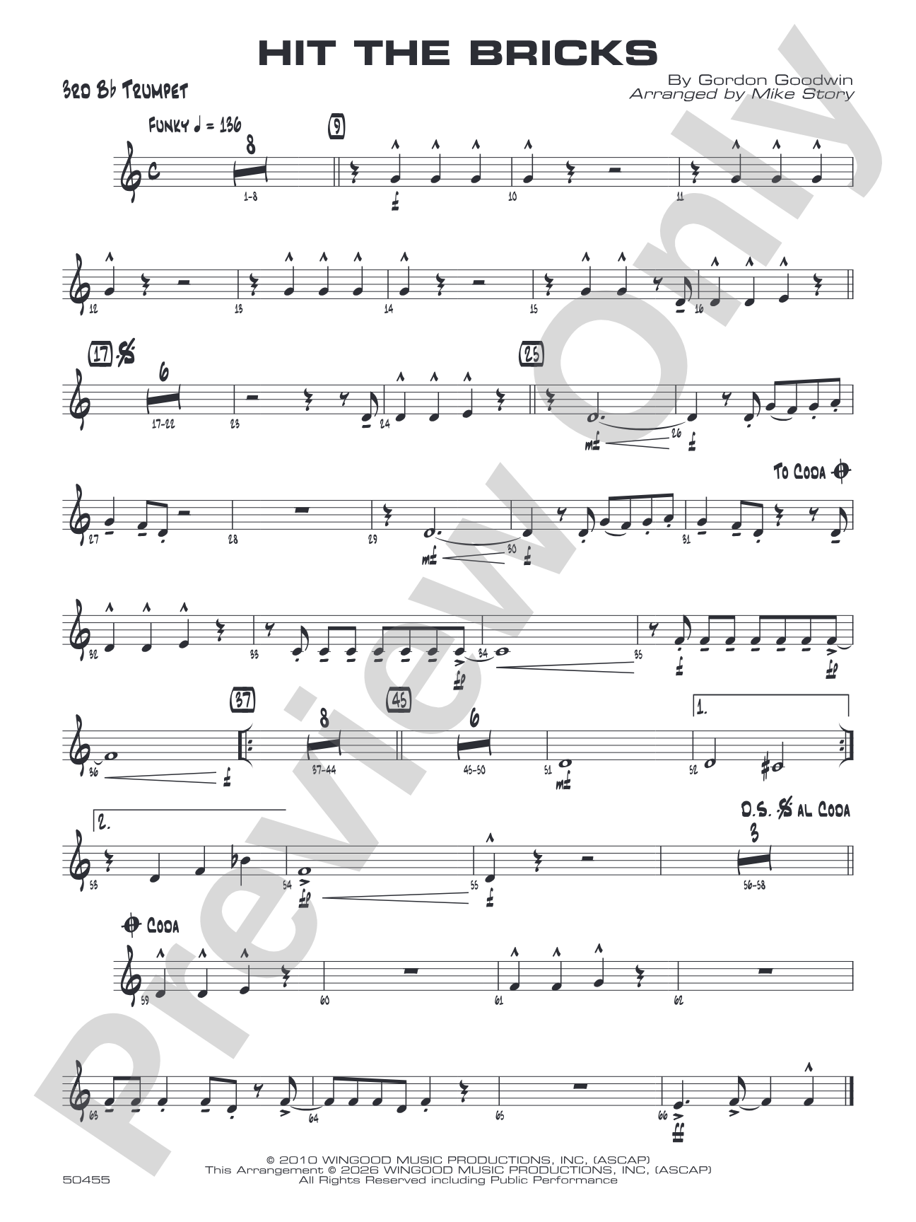 Hit the Bricks: 3rd B-flat Trumpet