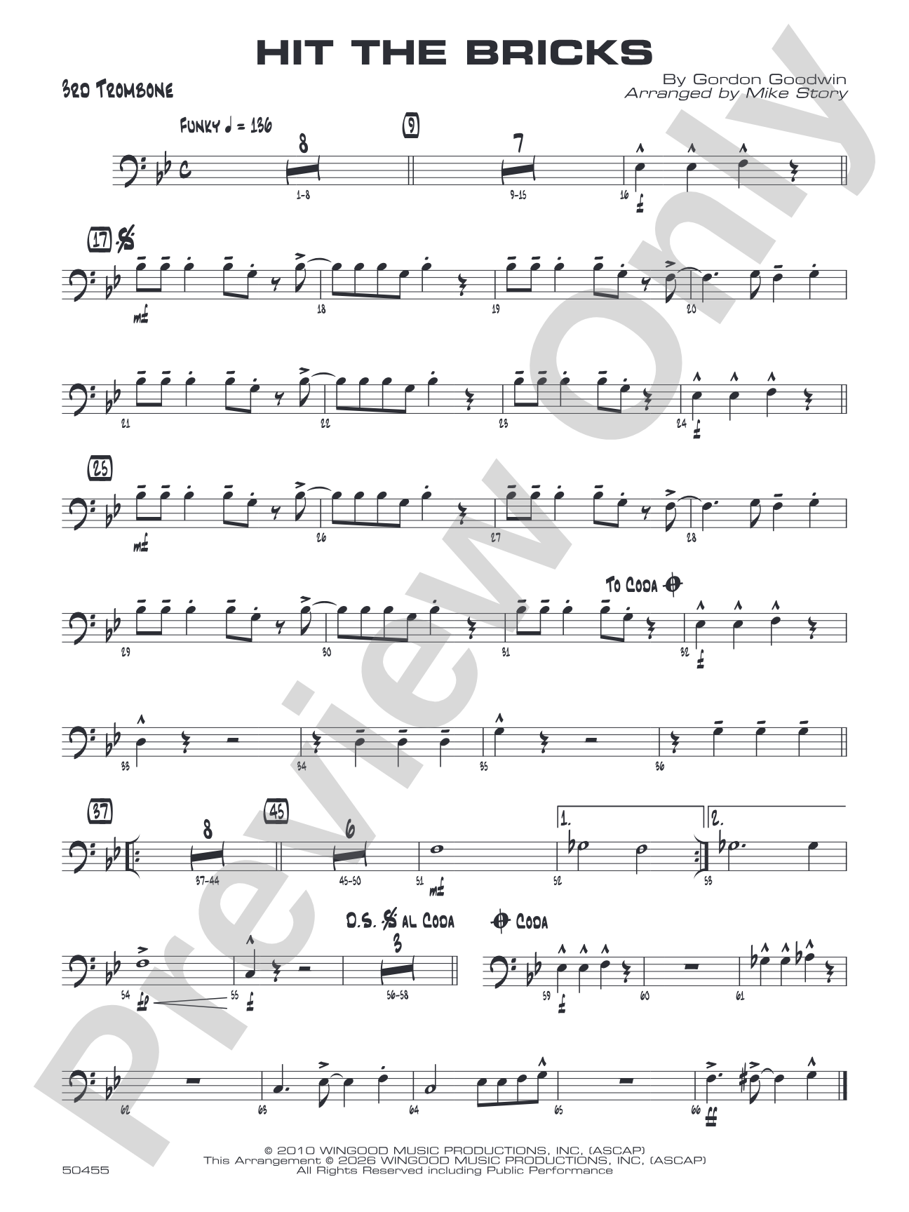 Hit the Bricks: 3rd Trombone