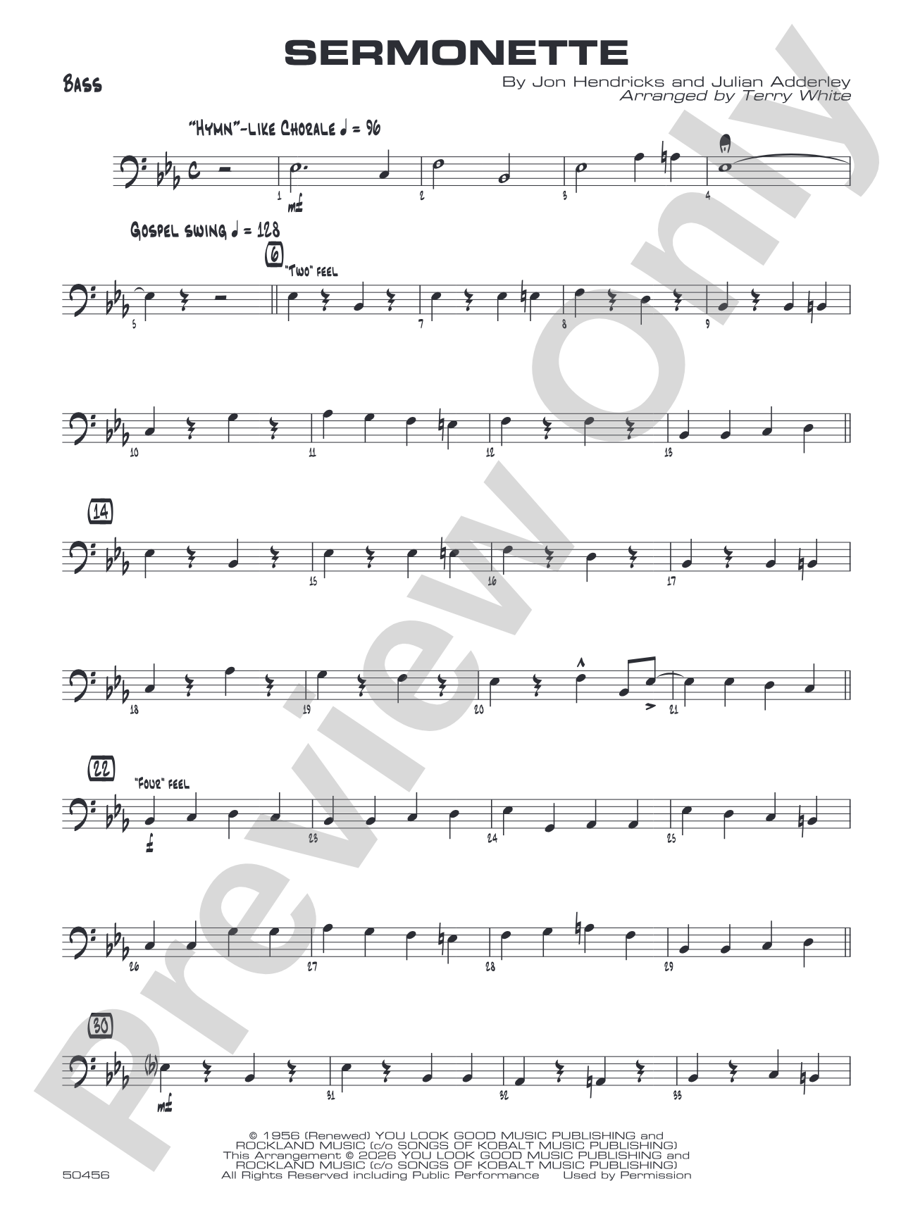 Sermonette: String Bass