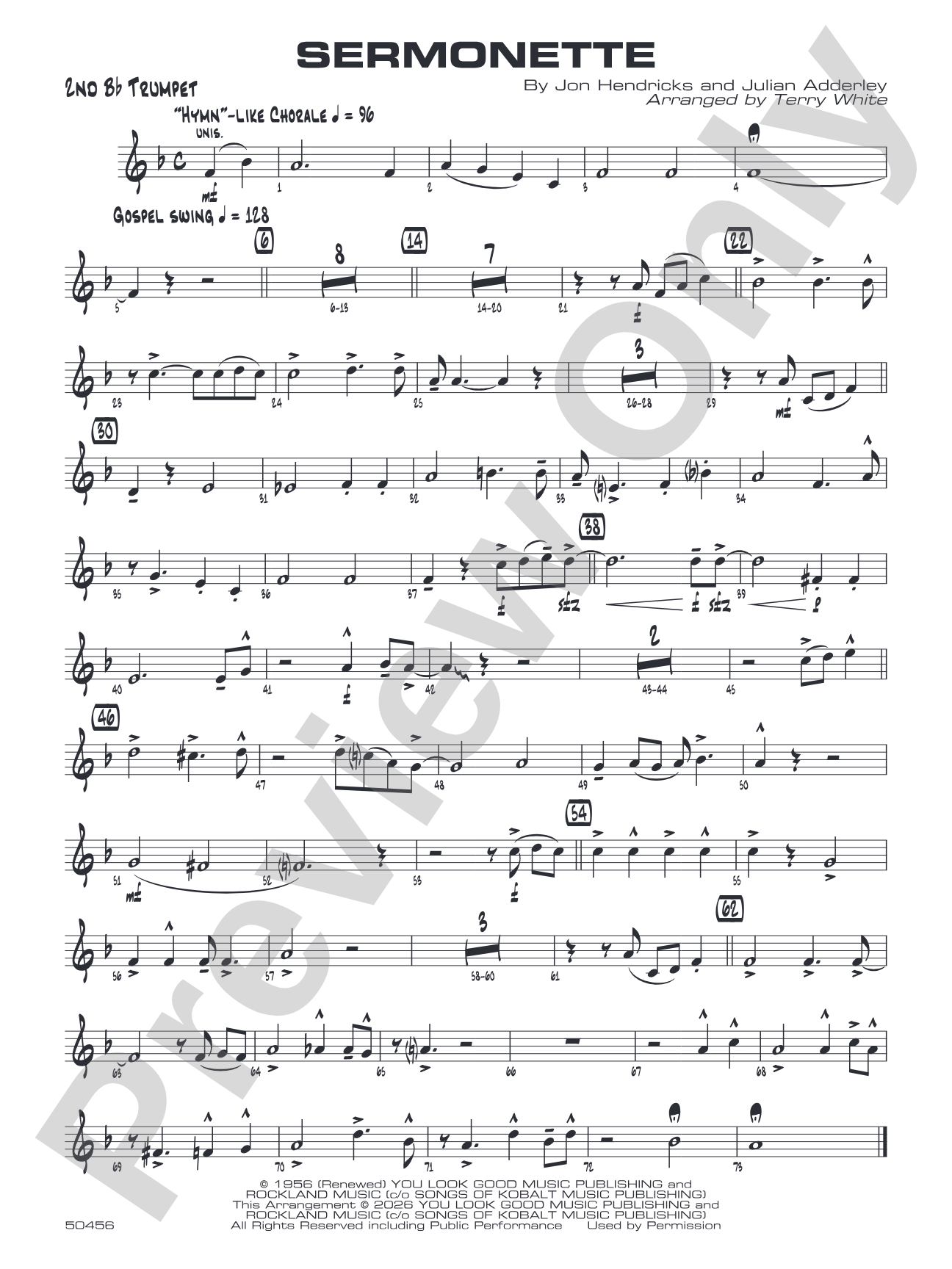 Sermonette: 2nd B-flat Trumpet