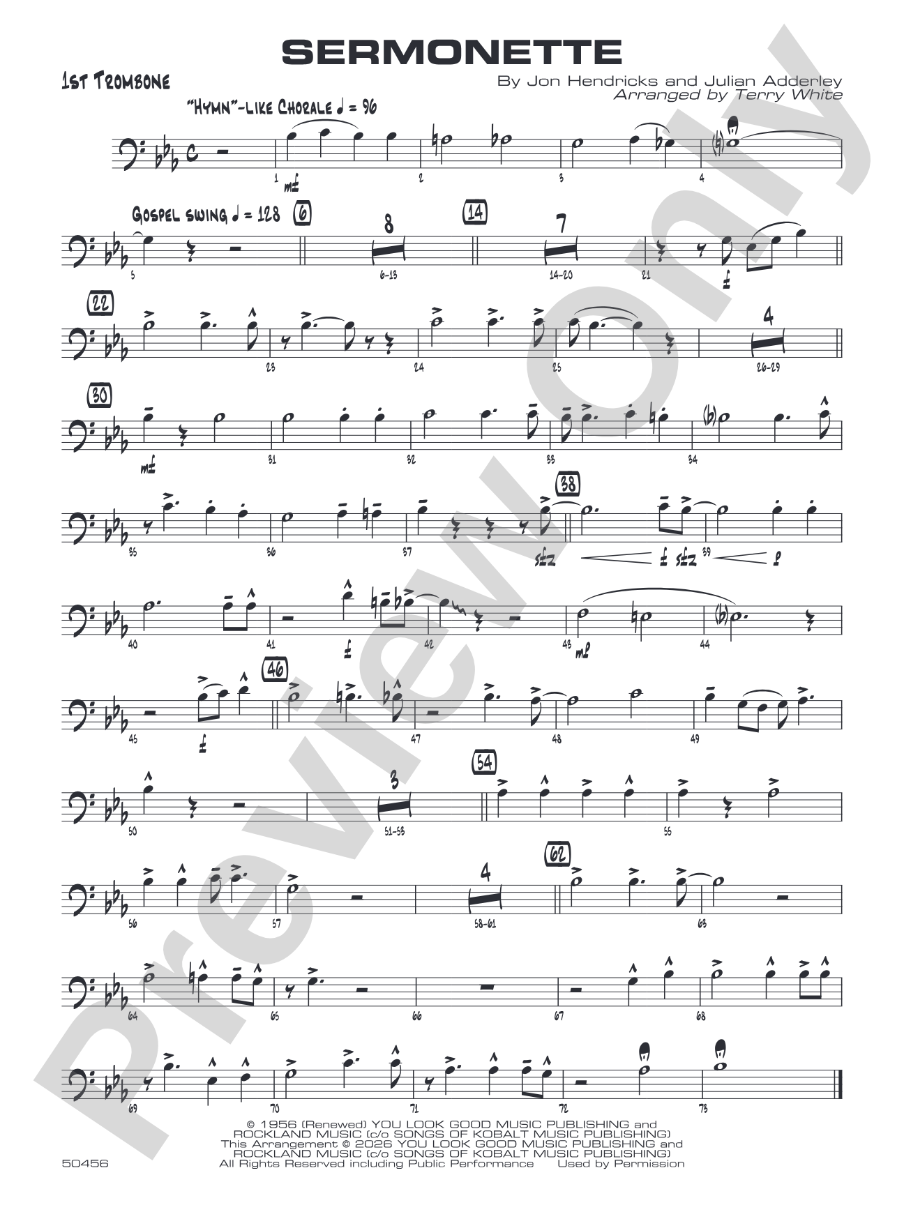 Sermonette: 1st Trombone