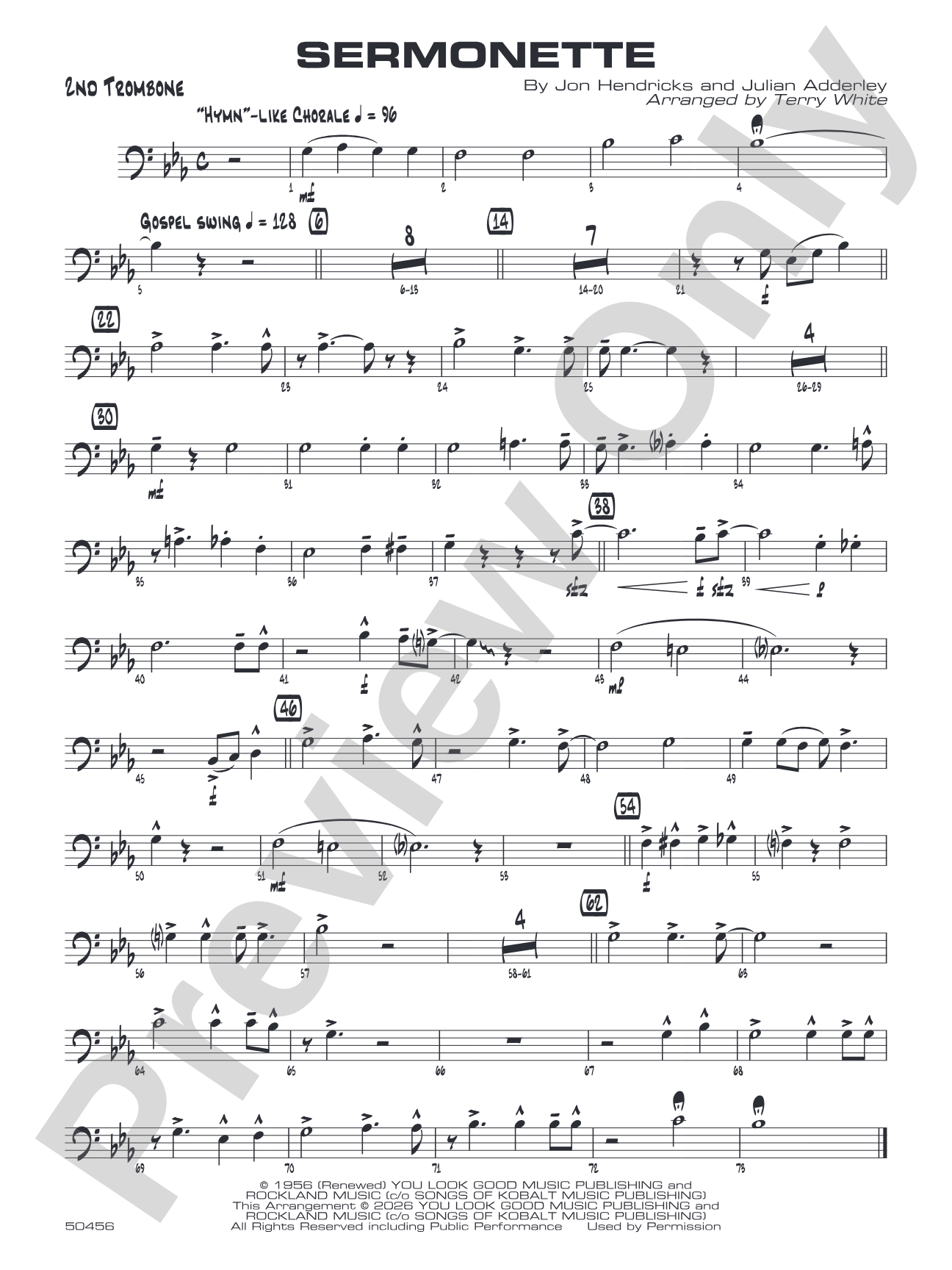 Sermonette: 2nd Trombone