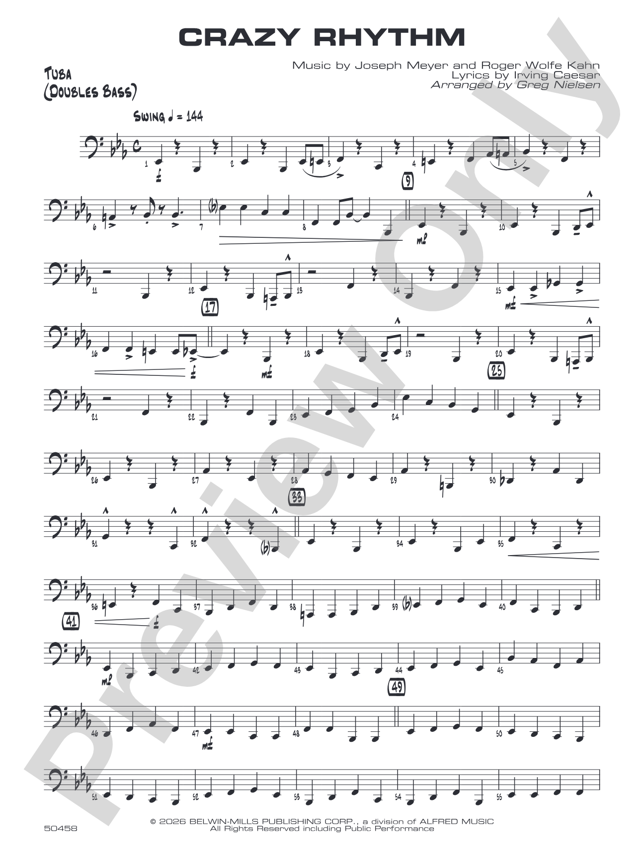 Crazy Rhythm: Tuba