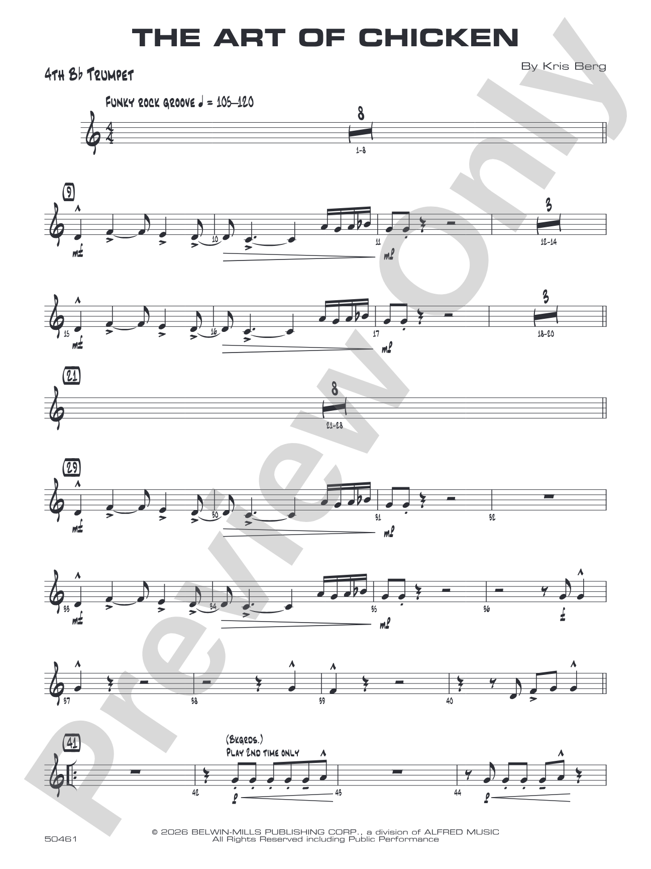 The Art of Chicken: 4th B-flat Trumpet