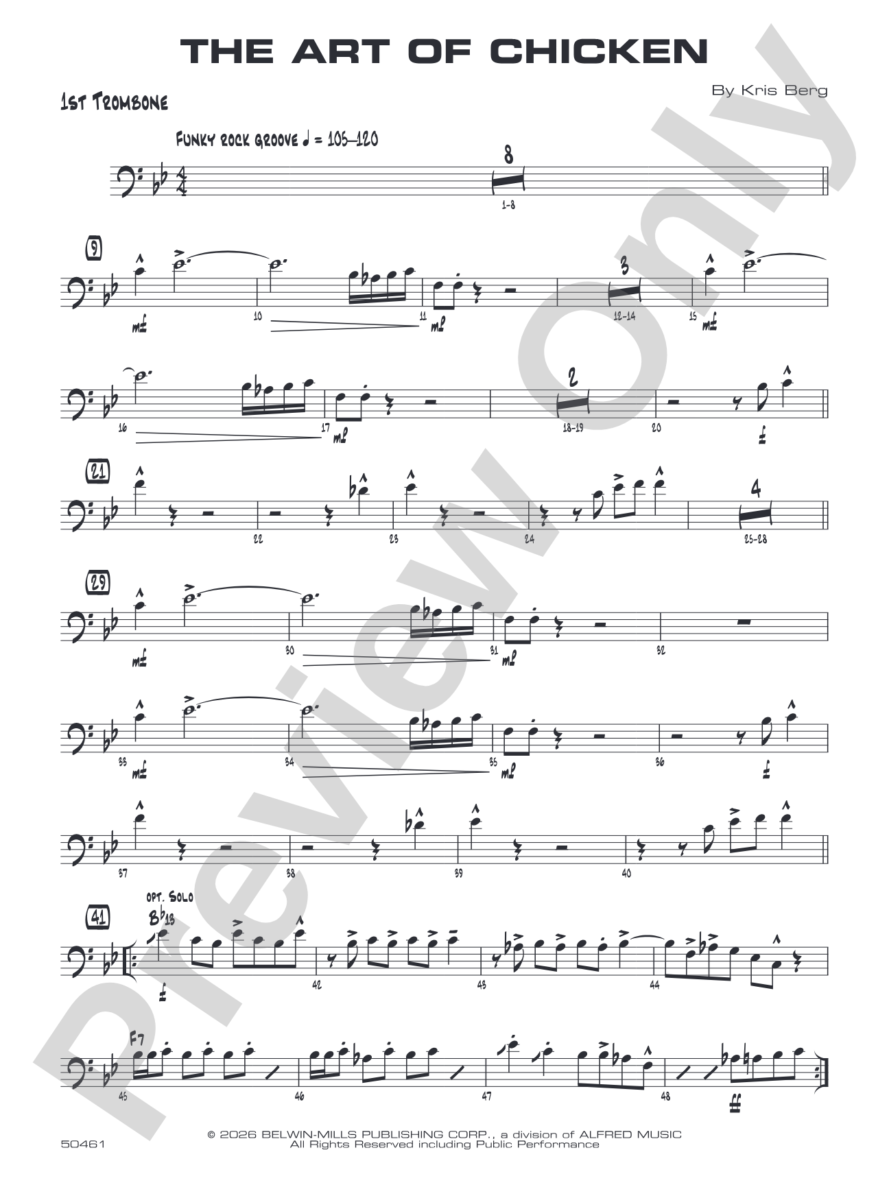 The Art of Chicken: 1st Trombone