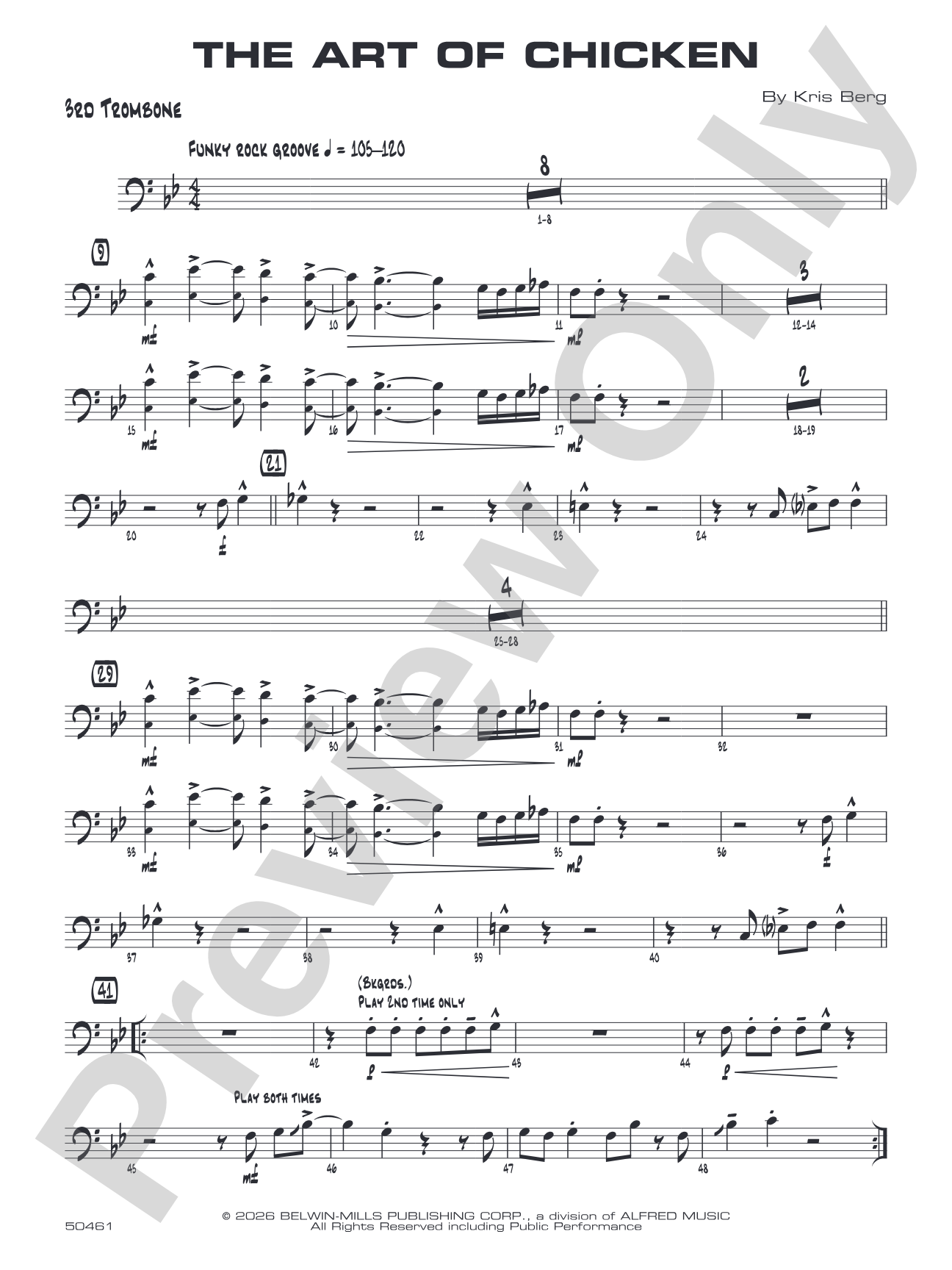 The Art of Chicken: 3rd Trombone