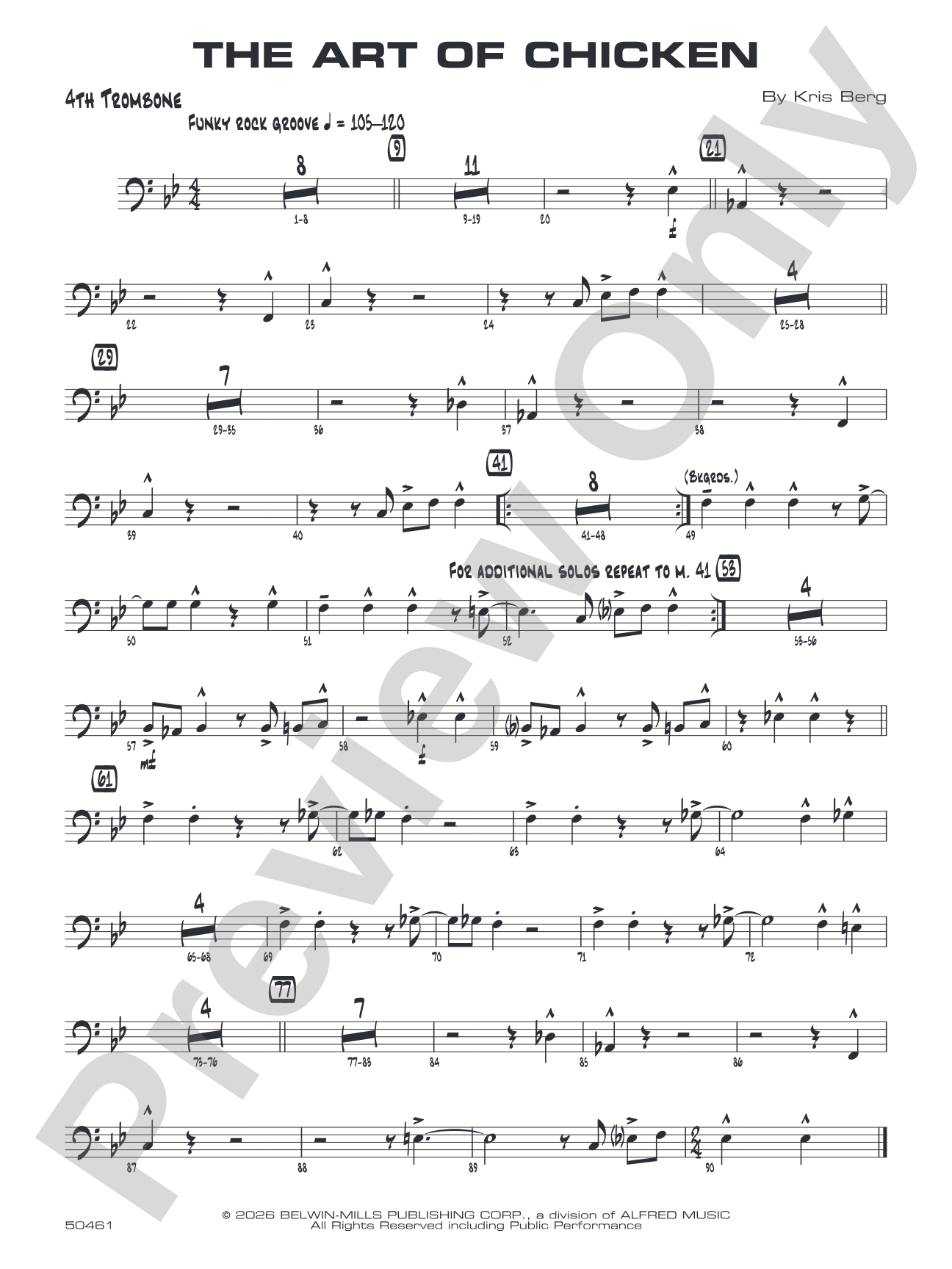 The Art of Chicken: 4th Trombone