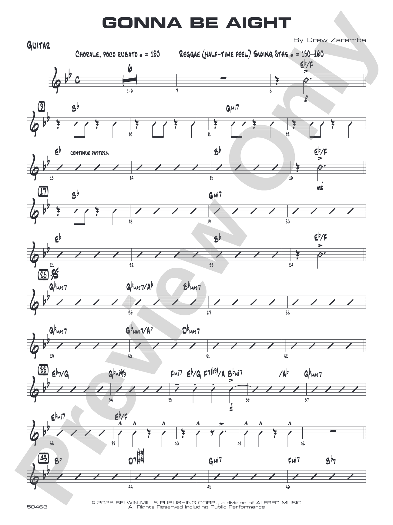 Gonna Be Aight: Guitar