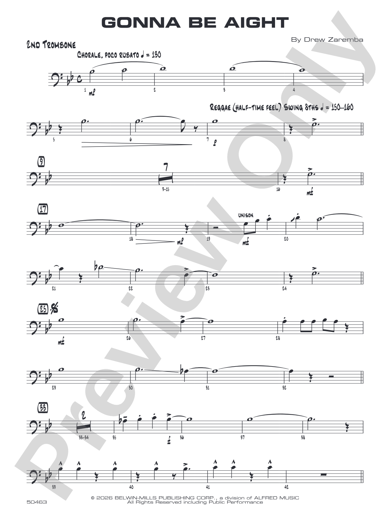 Gonna Be Aight: 2nd Trombone