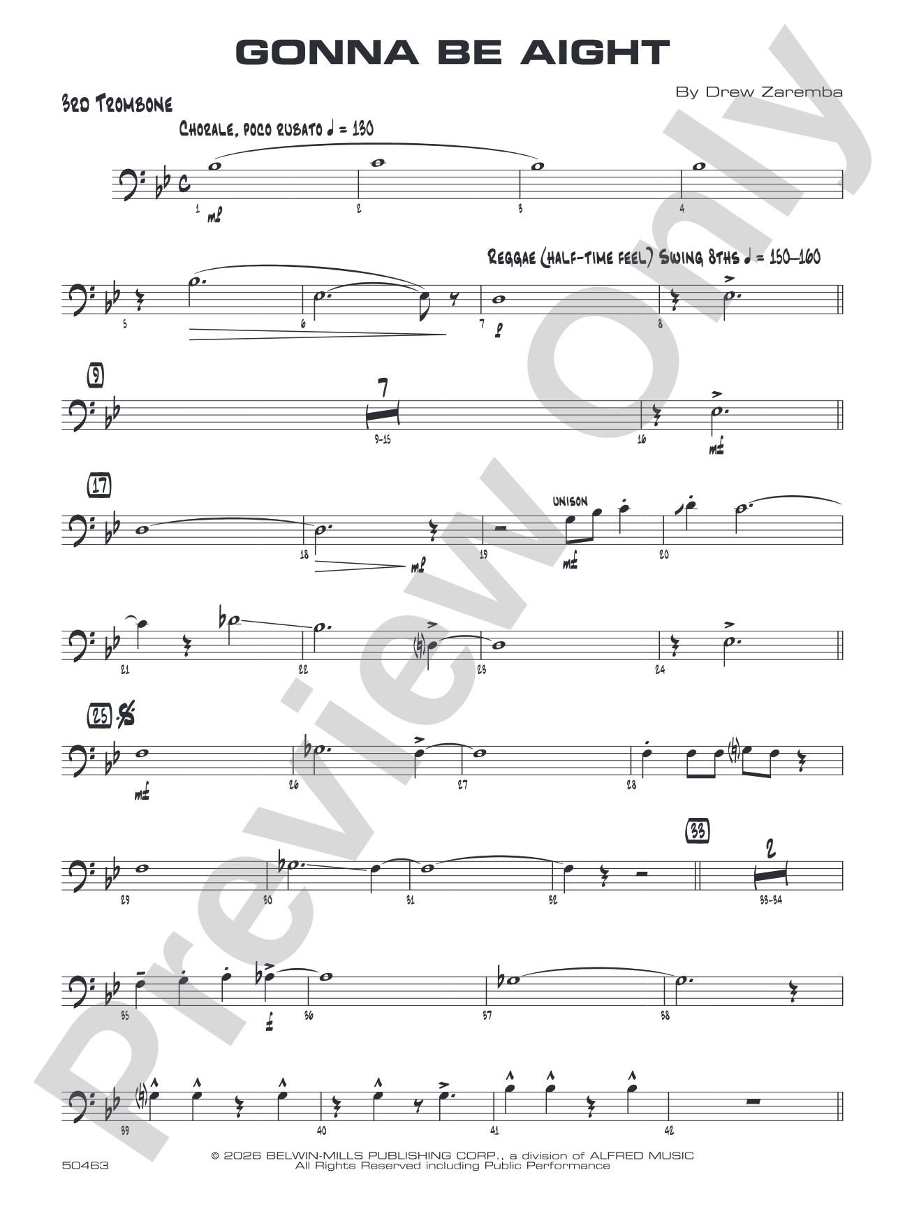 Gonna Be Aight: 3rd Trombone