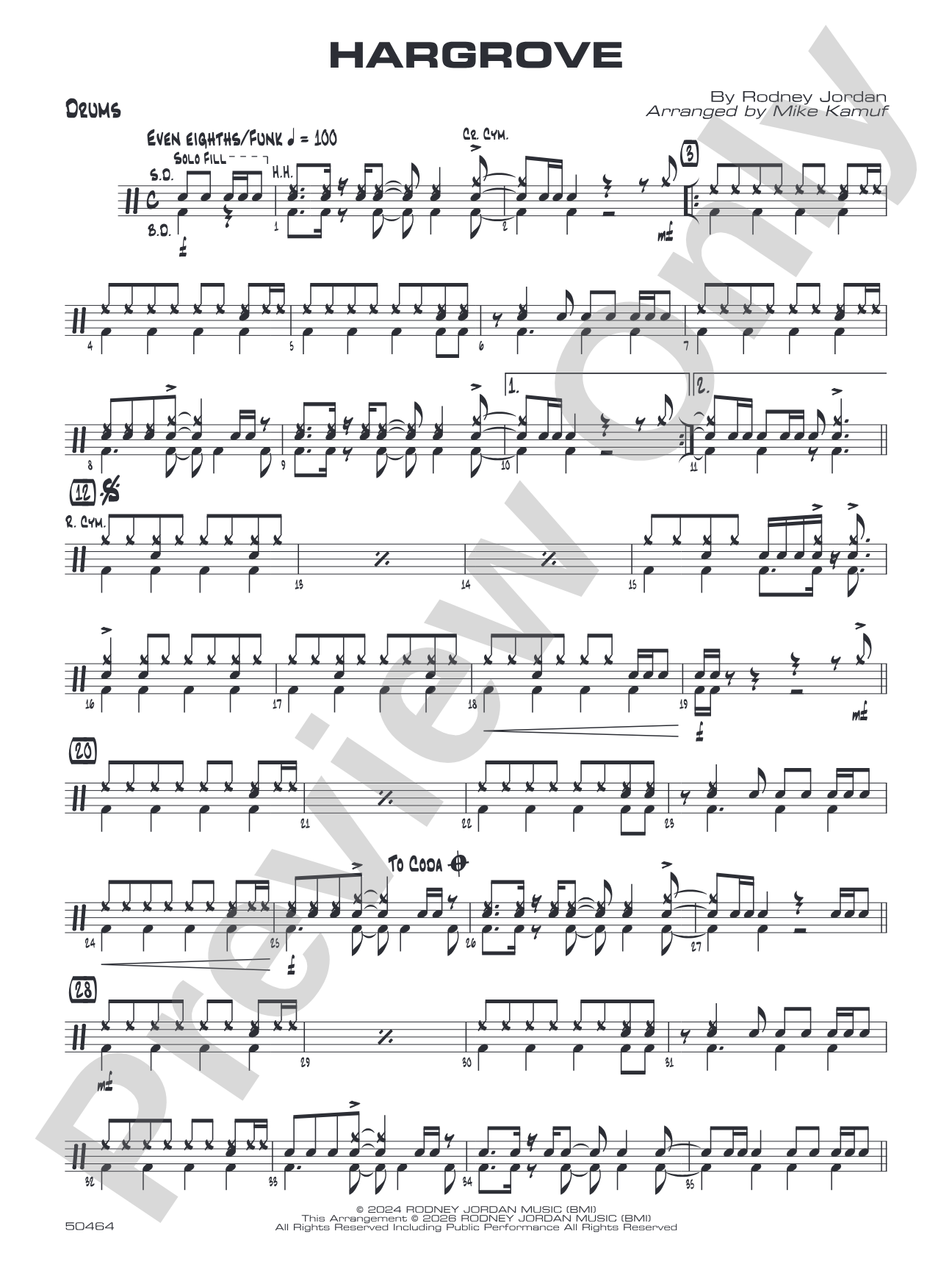 Hargrove: Drums