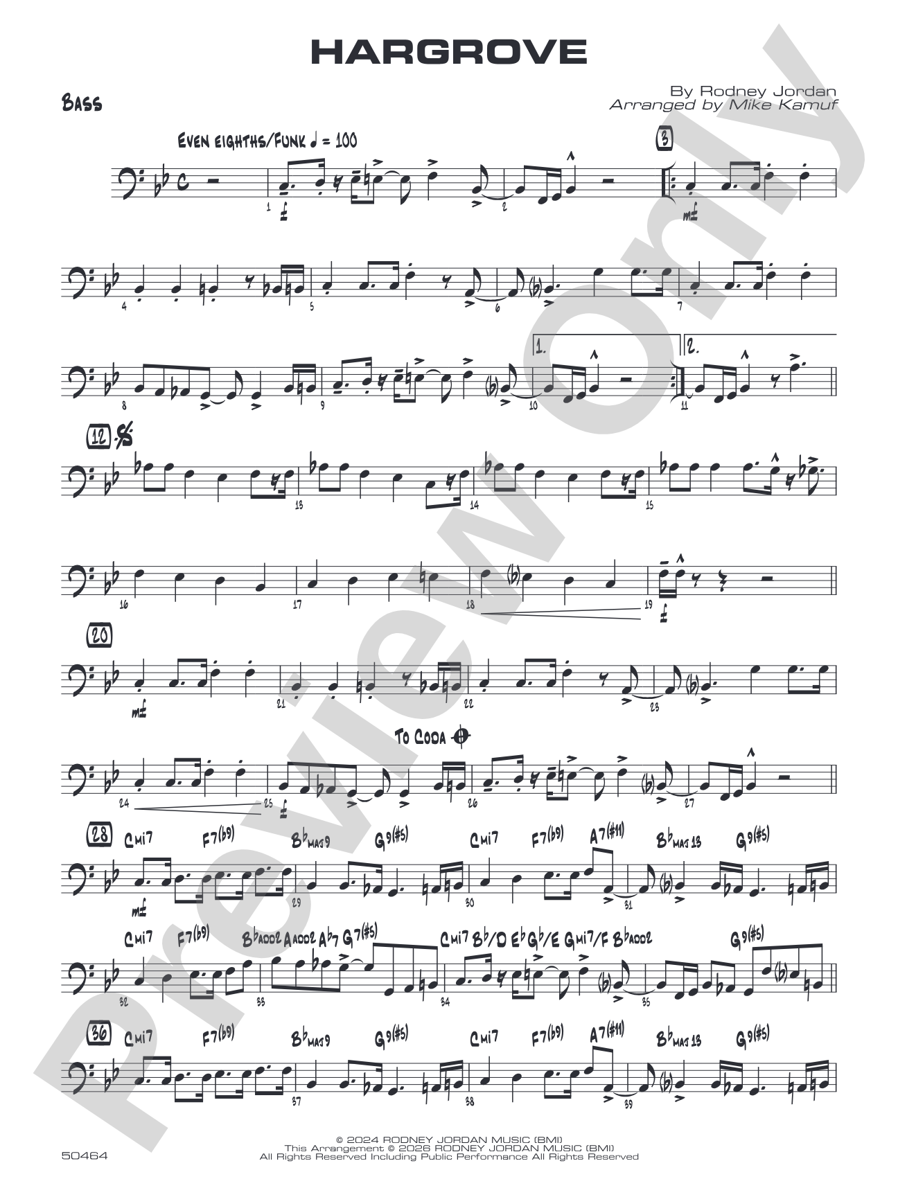 Hargrove: String Bass