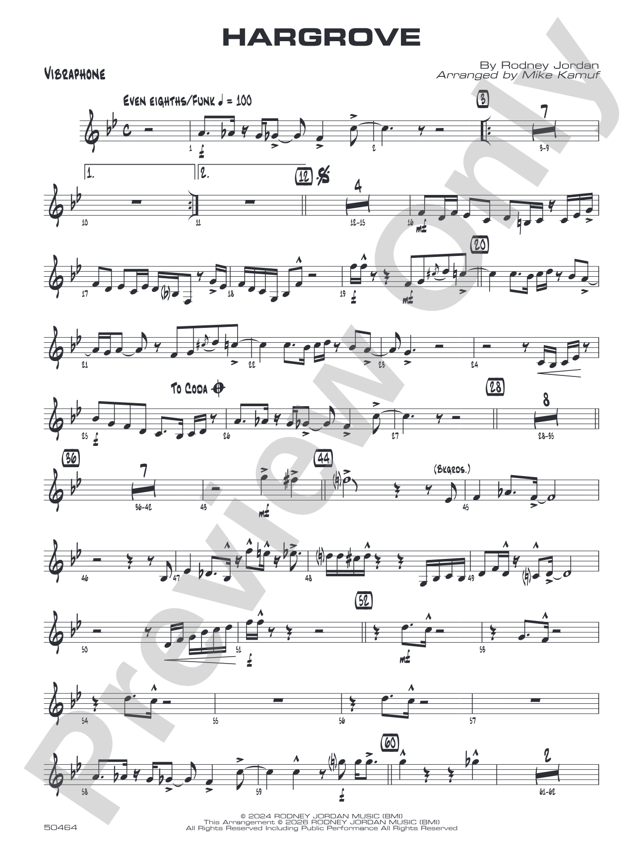 Hargrove: Vibraphone