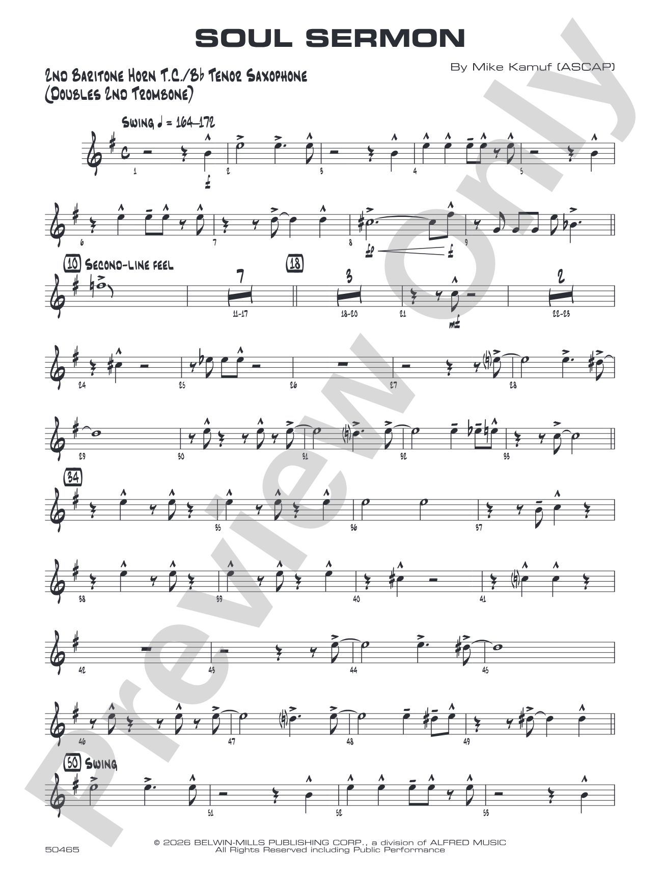 Soul Sermon: 2nd Baritone T.C.