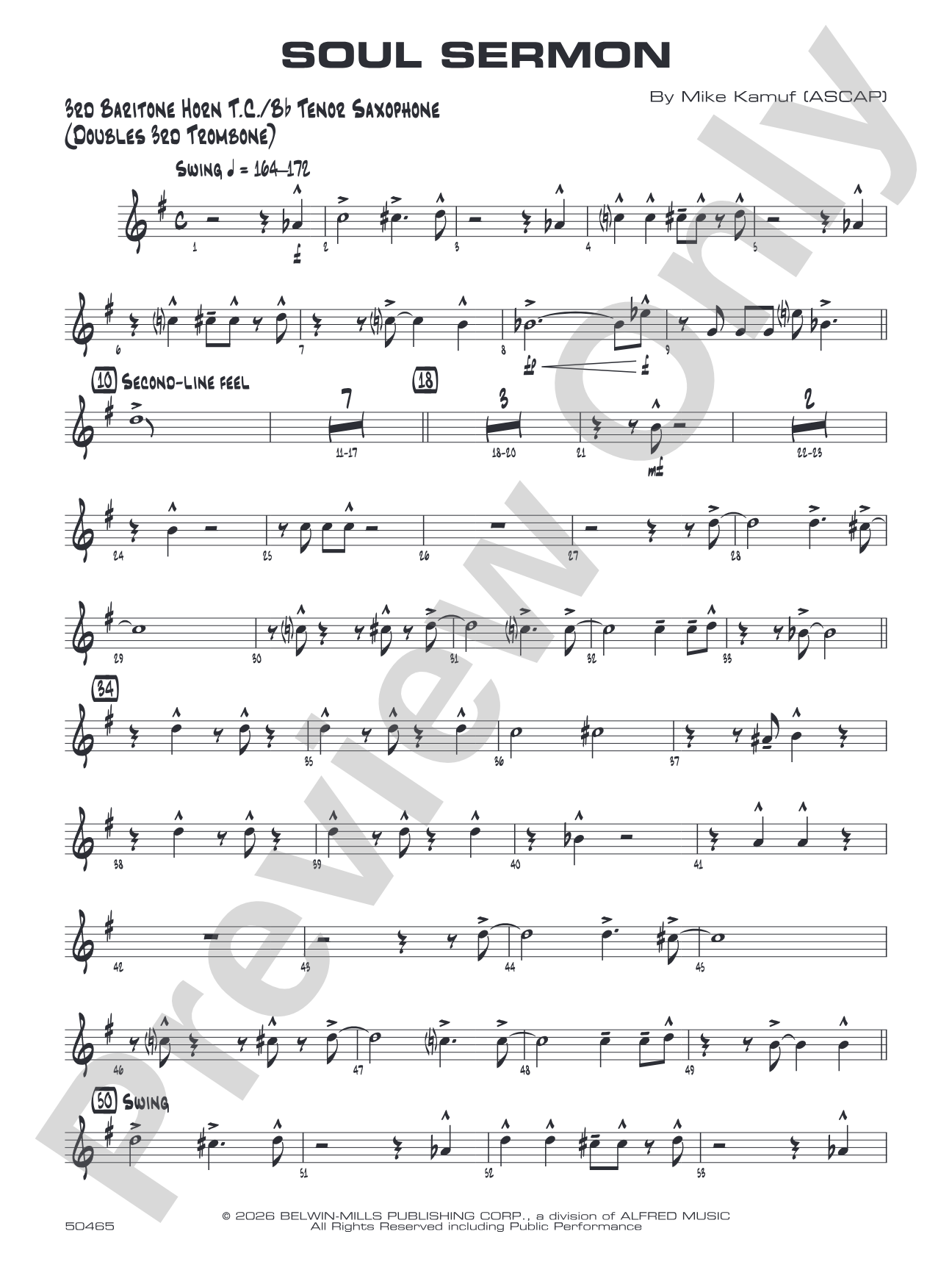 Soul Sermon: 3rd Baritone T.C.