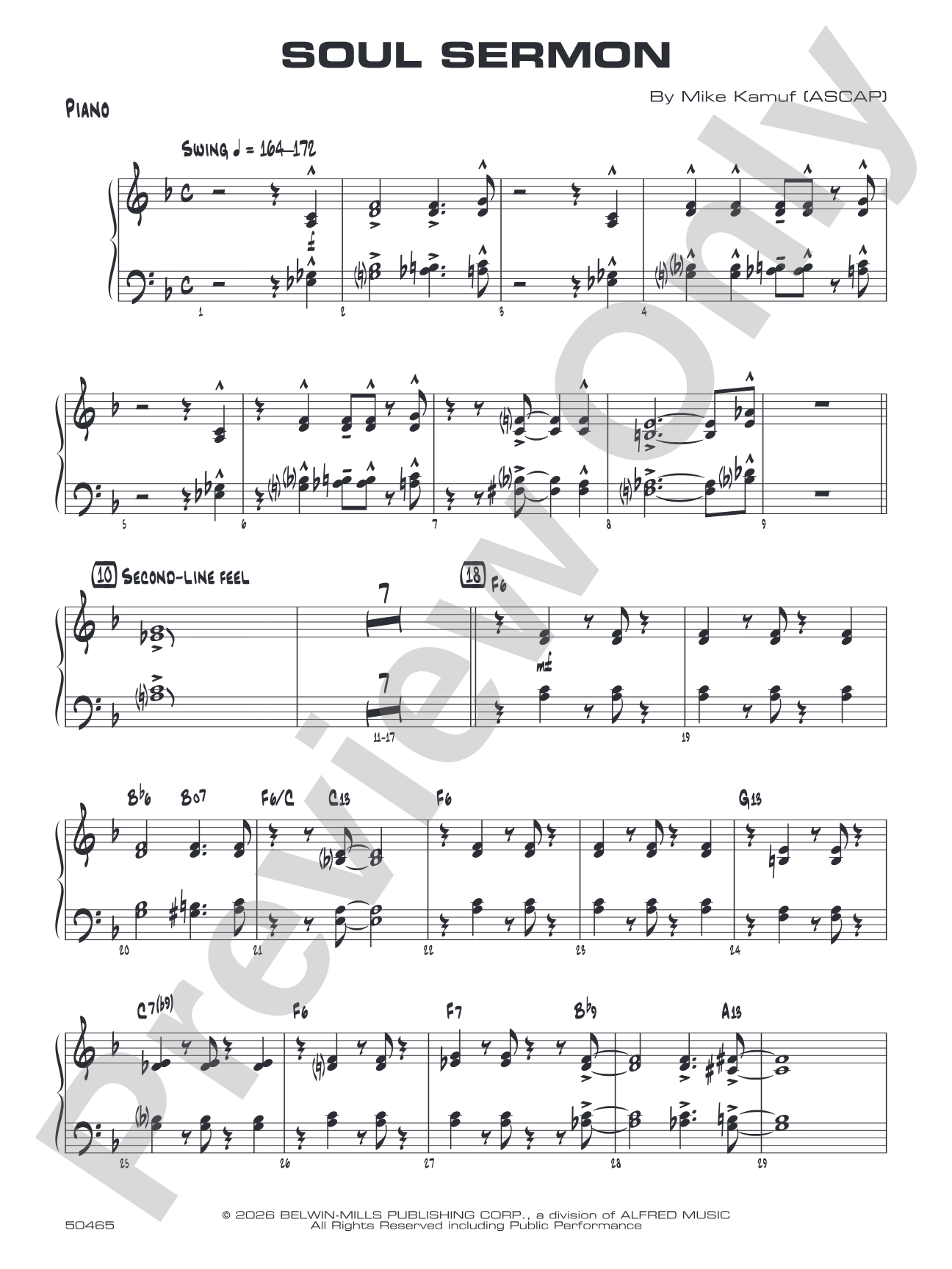 Soul Sermon: Piano Accompaniment