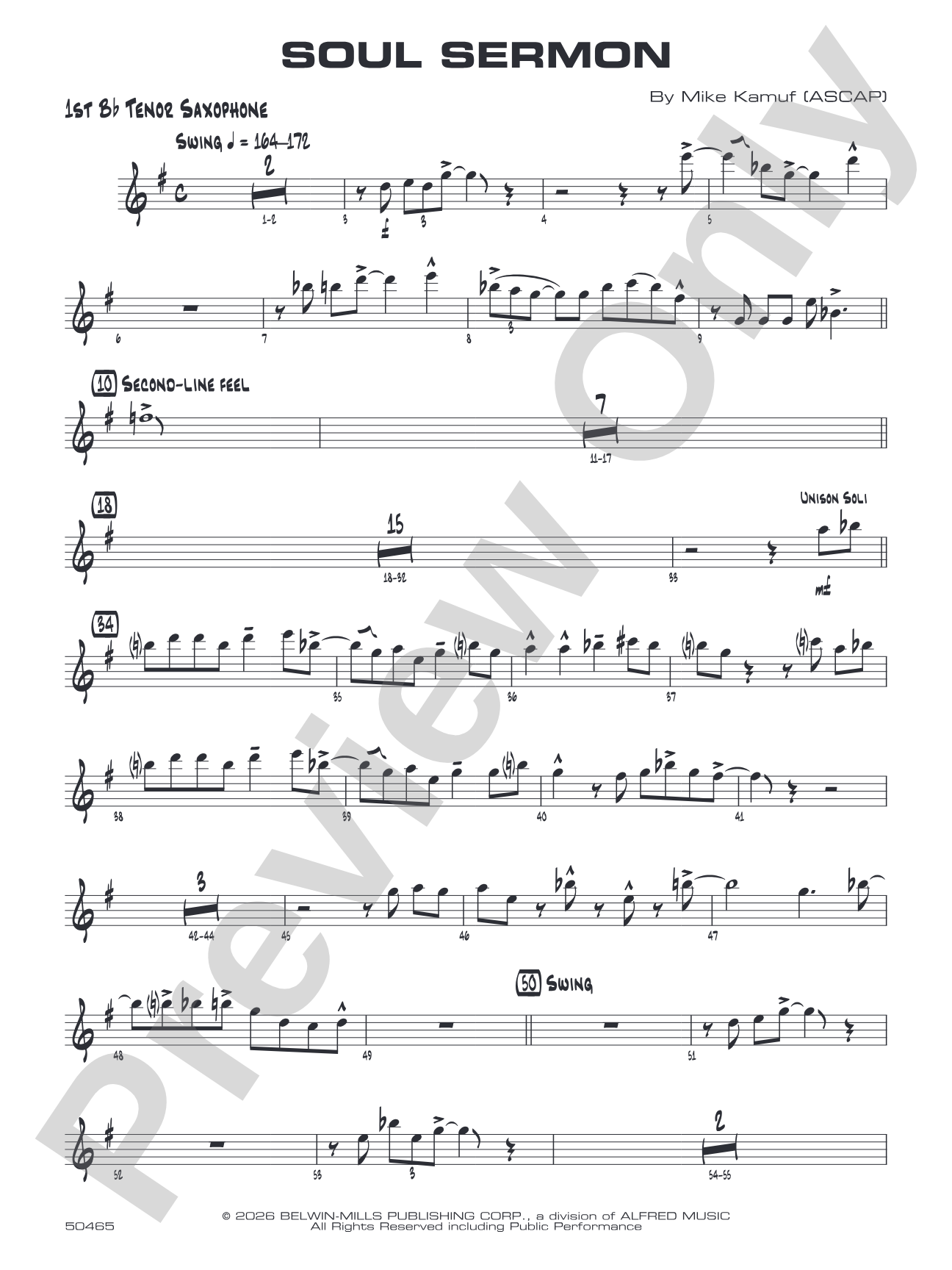 Soul Sermon: B-flat Tenor Saxophone