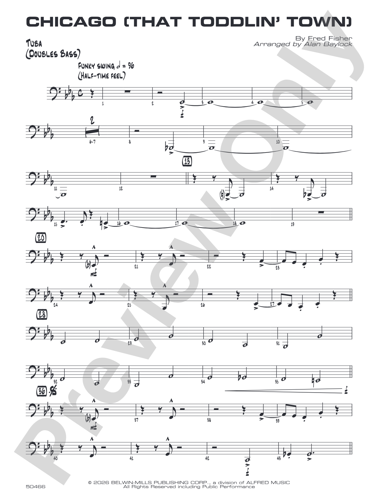 Chicago (That Toddlin' Town): Tuba