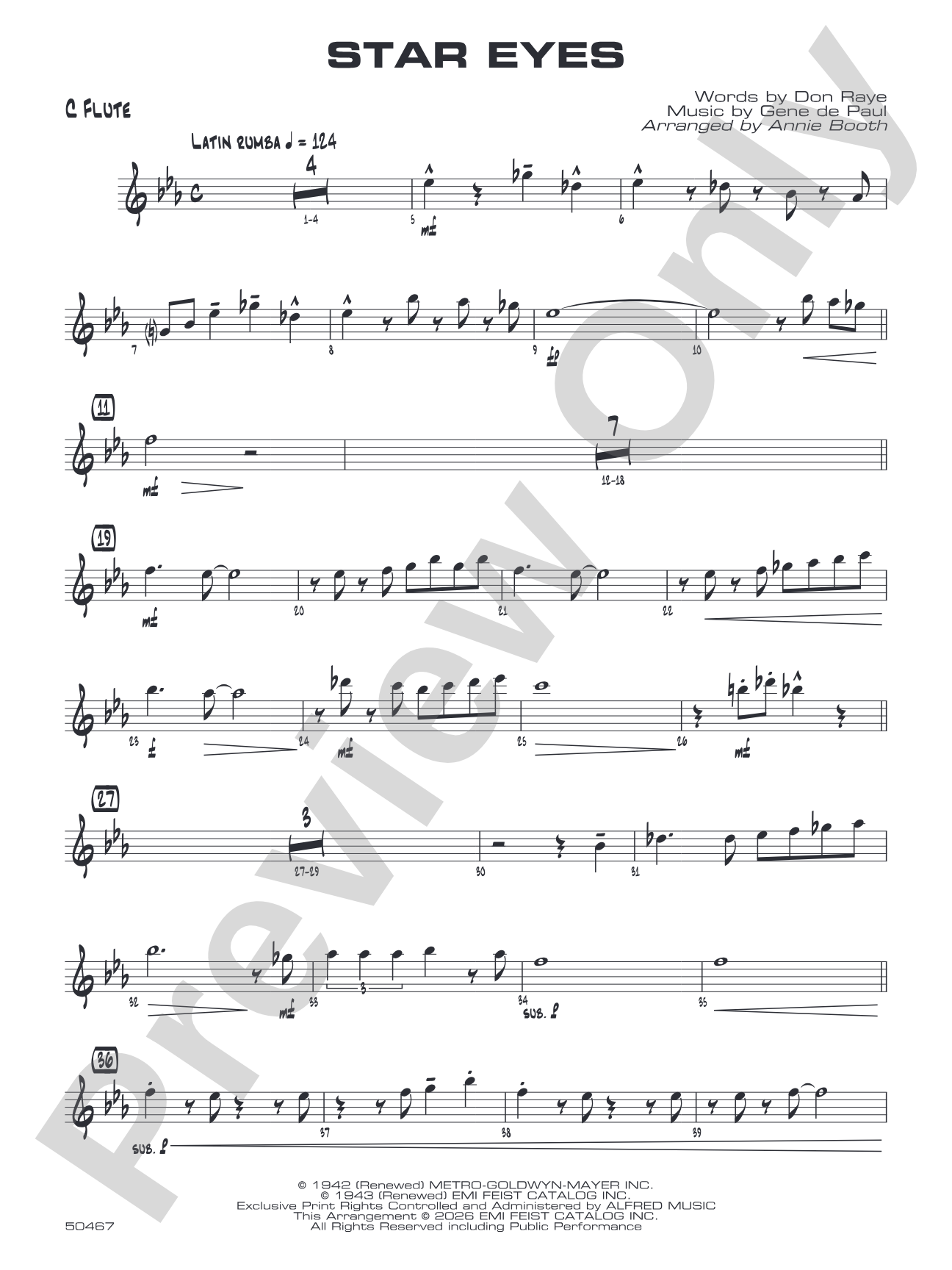 Star Eyes: Flute