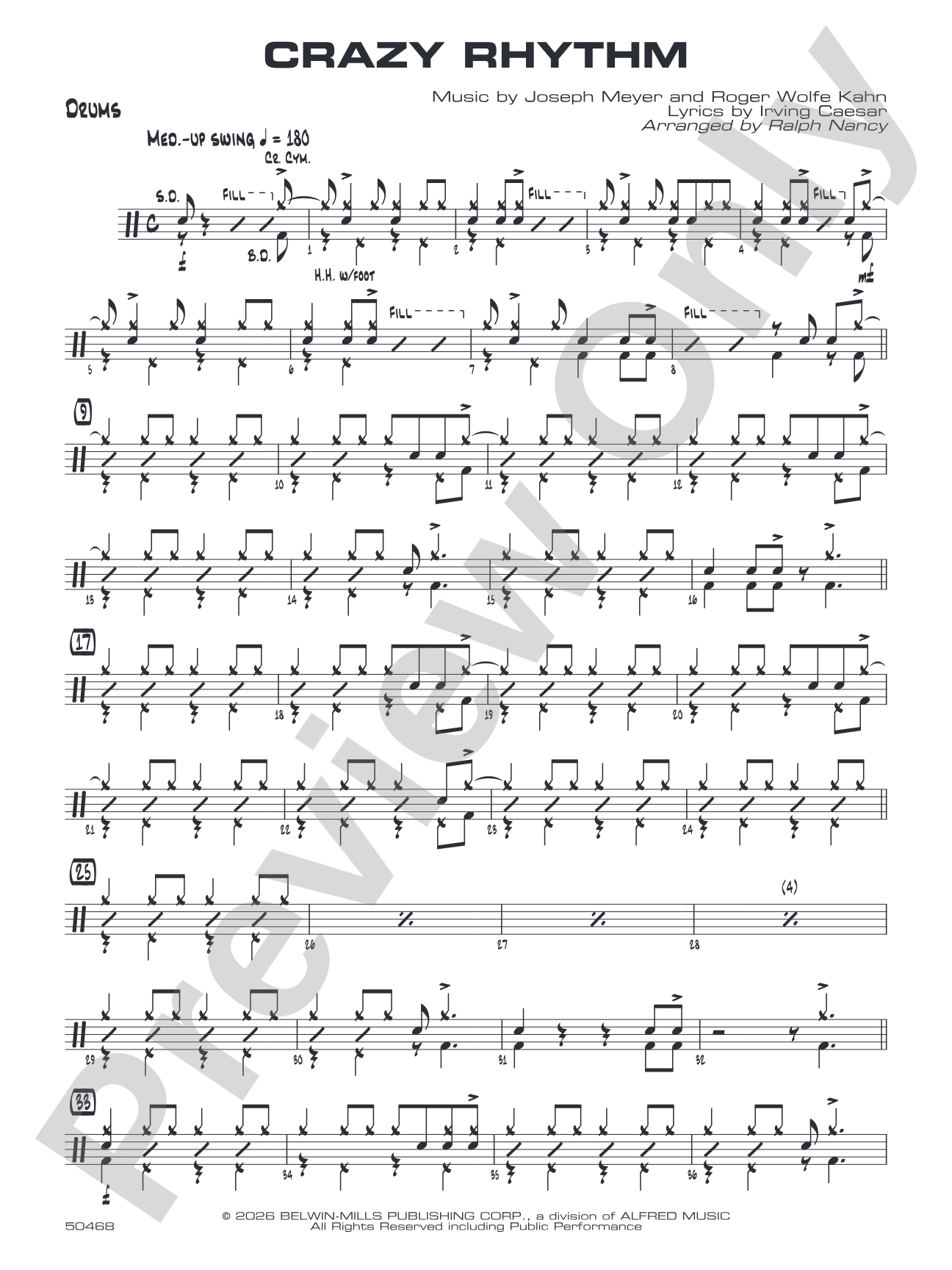 Crazy Rhythm: Drums