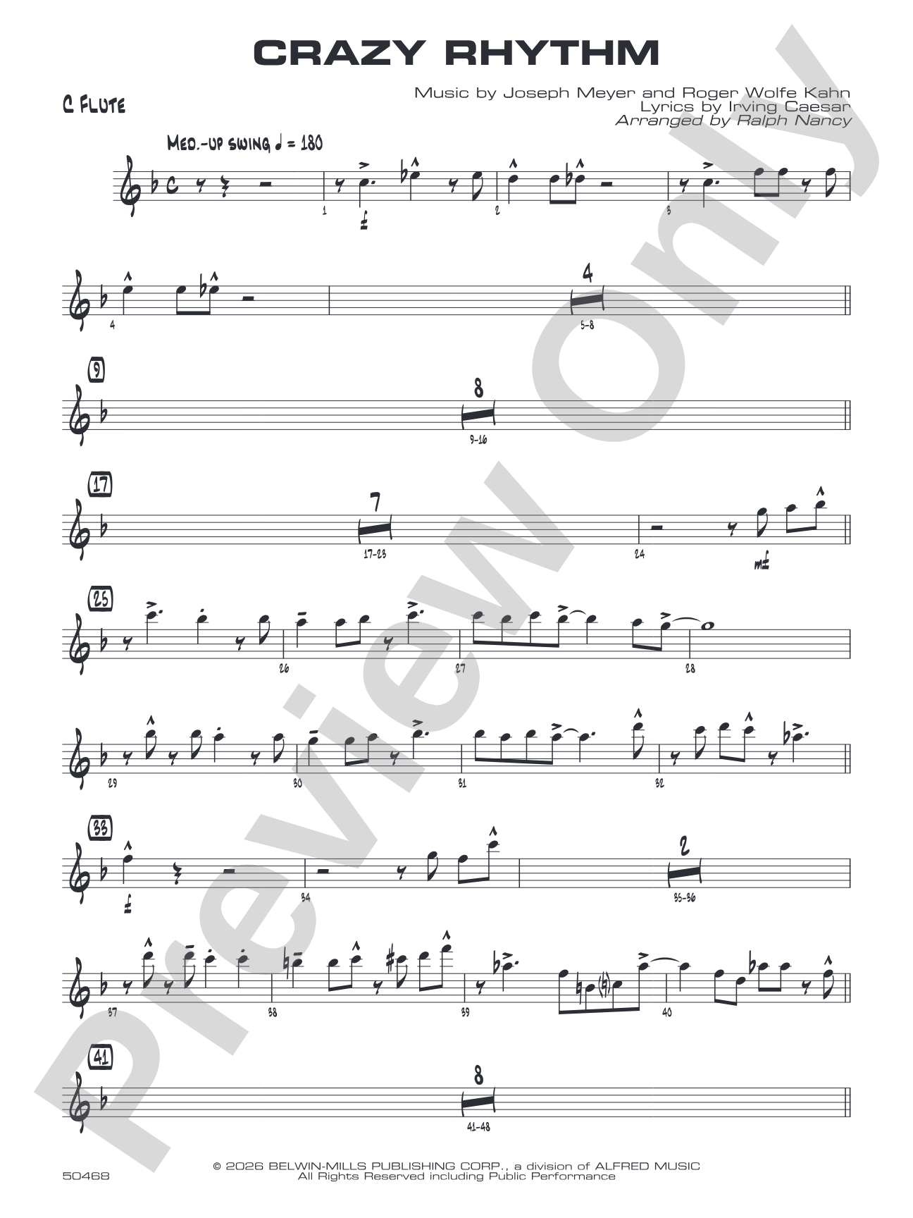 Crazy Rhythm: Flute