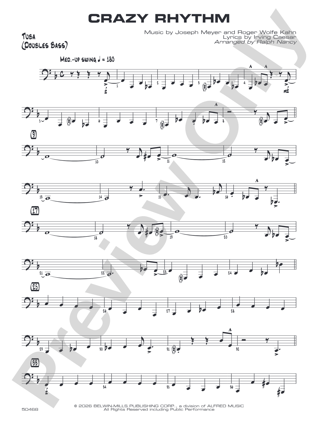 Crazy Rhythm: Tuba