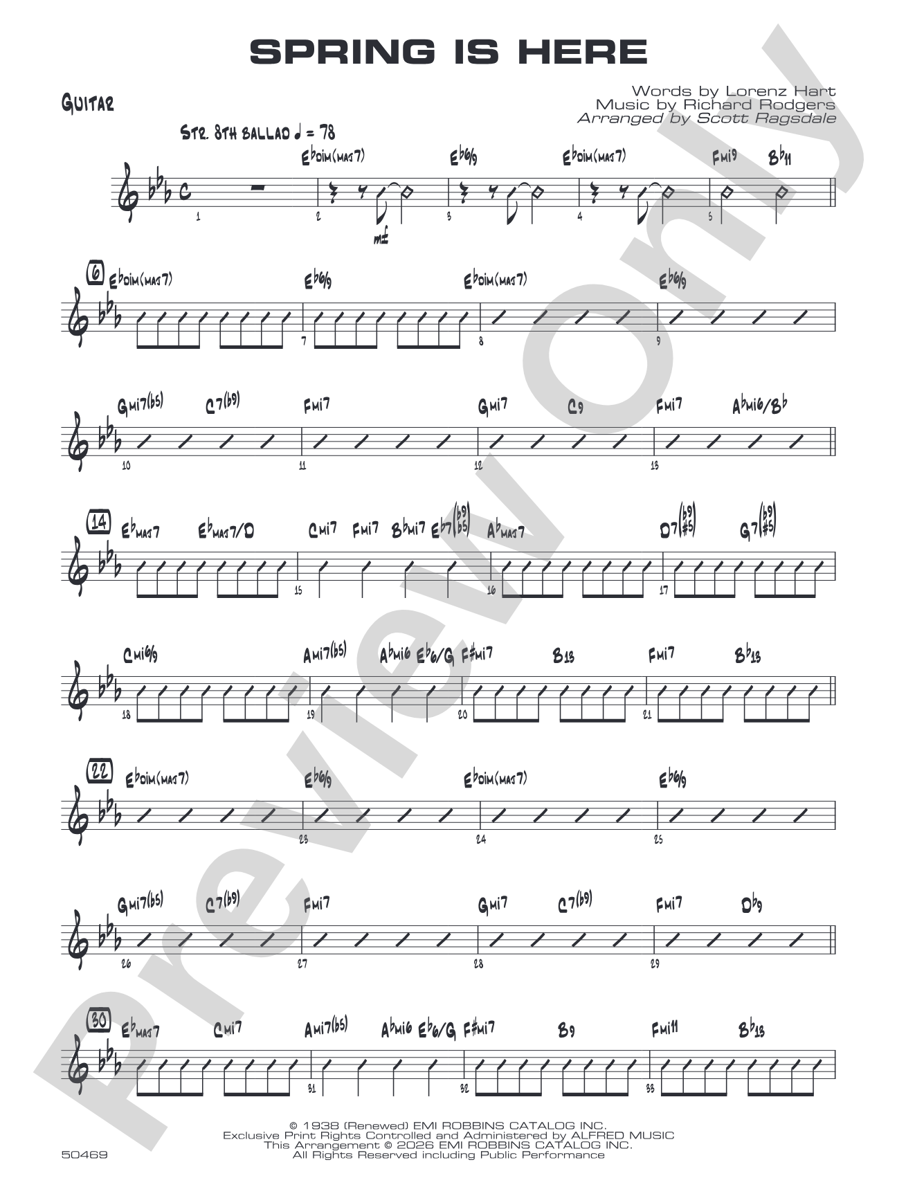 Spring Is Here: Guitar