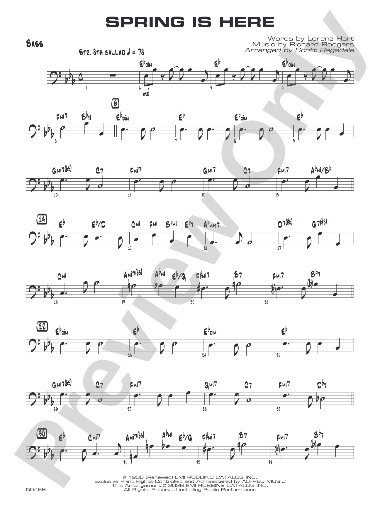 Spring Is Here: String Bass