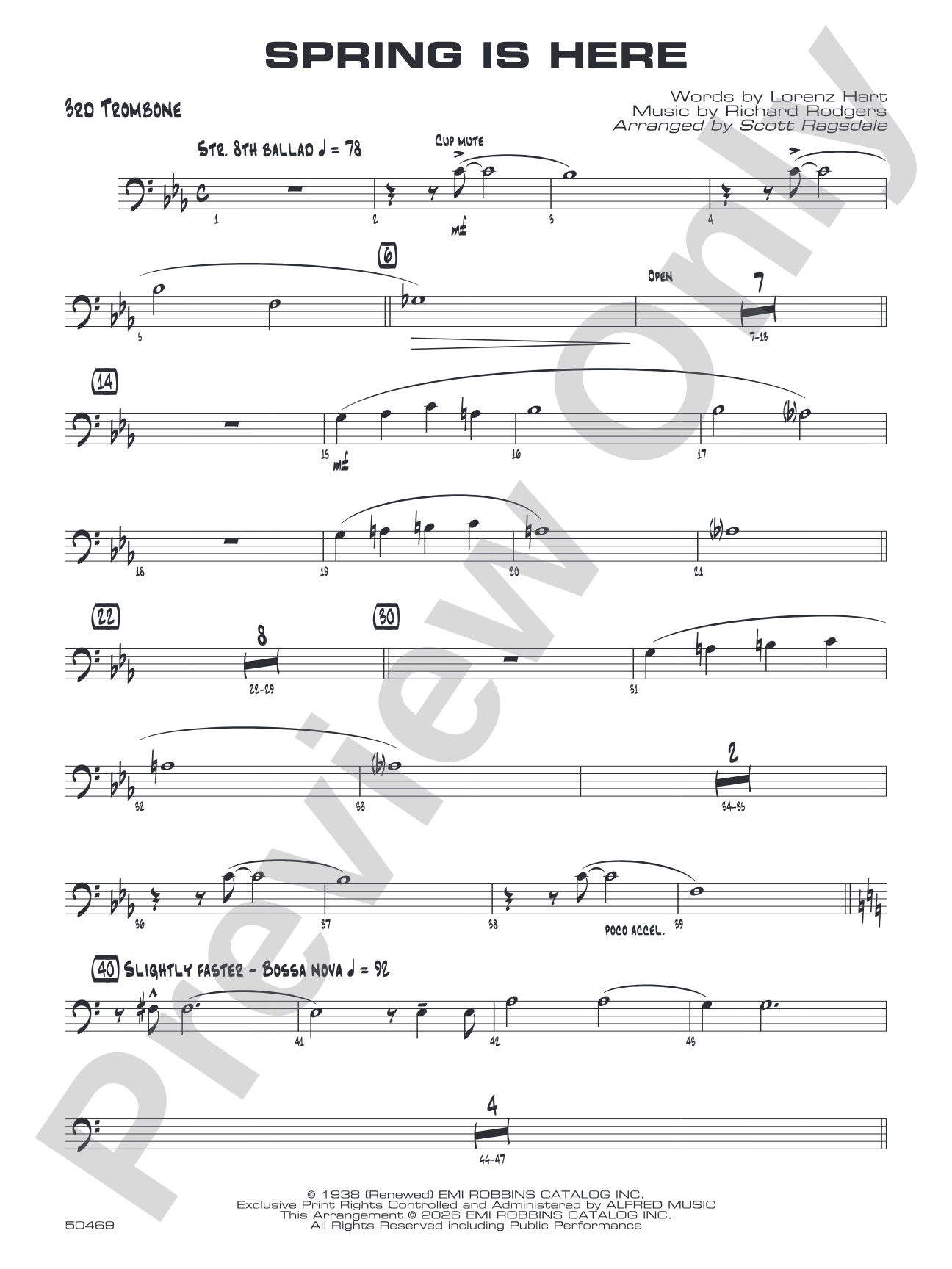 Spring Is Here: 3rd Trombone