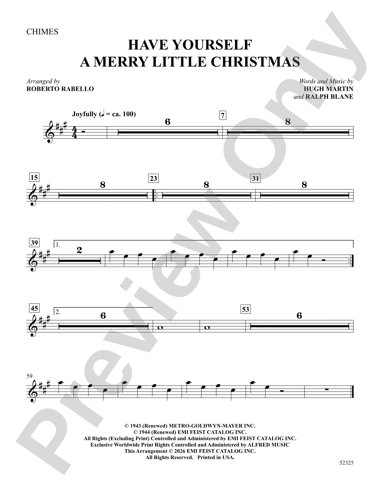 Have Yourself a Merry Little Christmas: Chimes