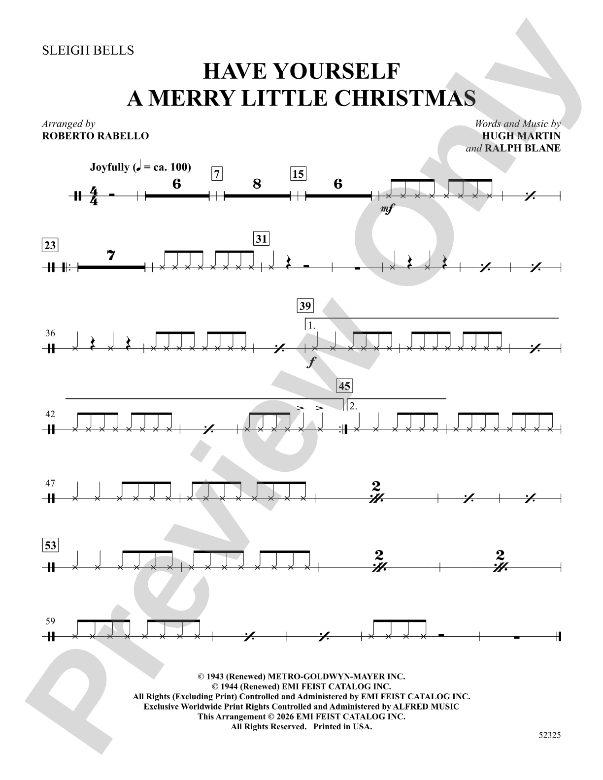 Have Yourself a Merry Little Christmas: Sleigh Bells