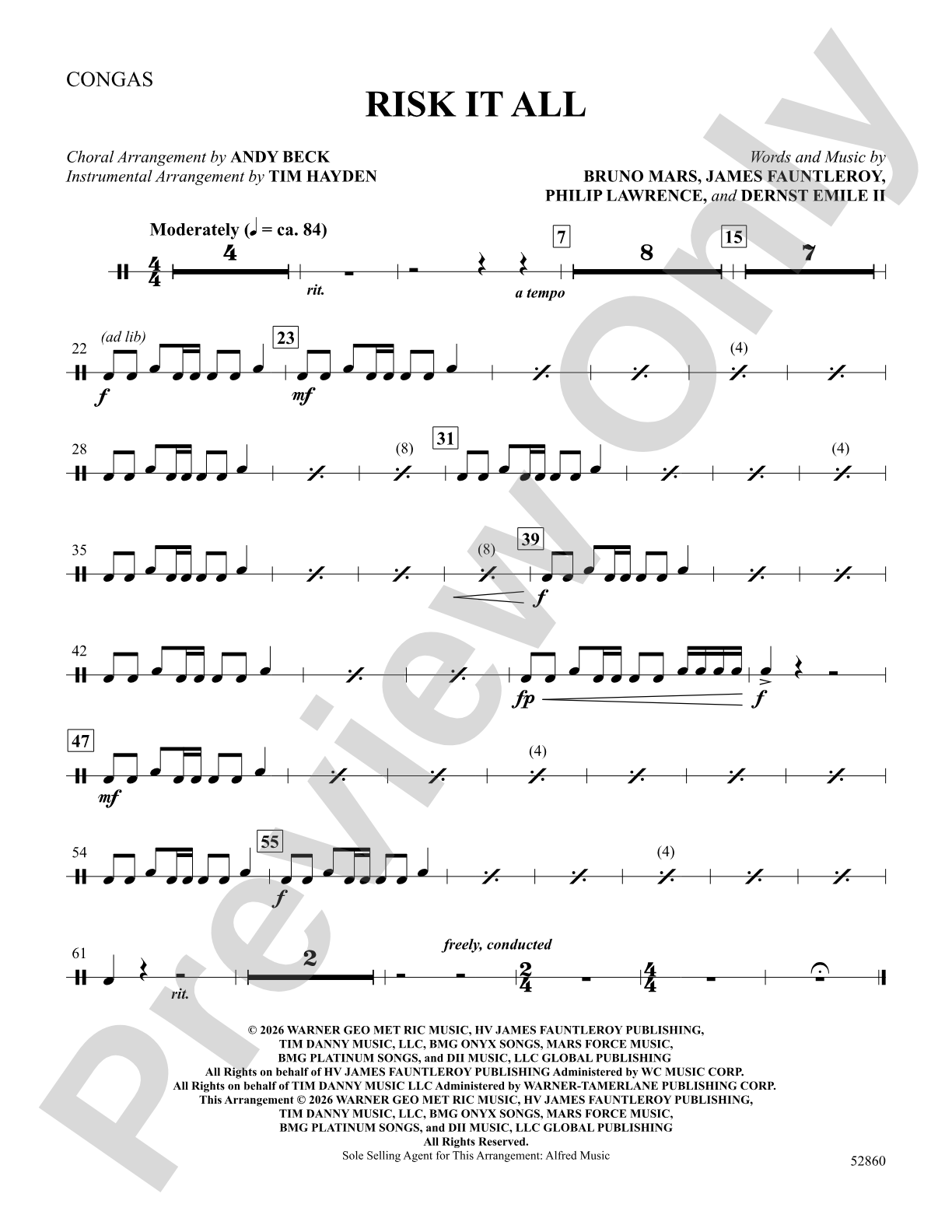 Risk It All: Congas