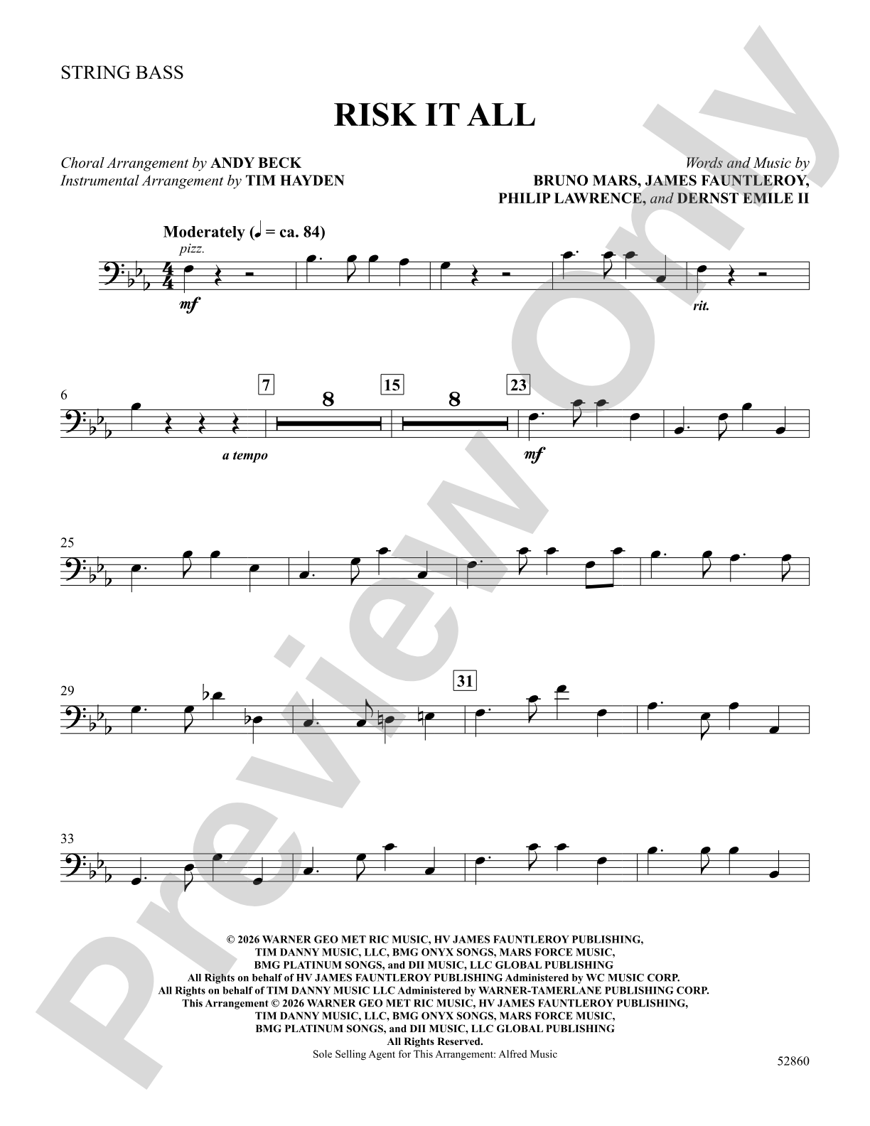 Risk It All: String Bass