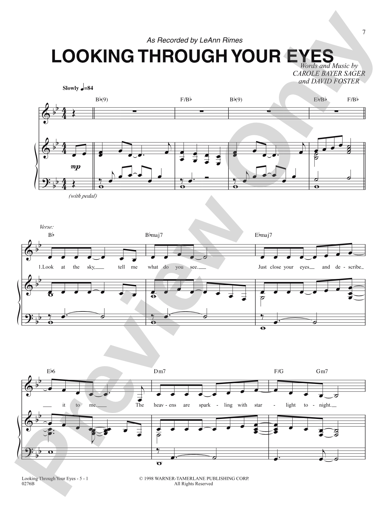 Miss Me So Bad: Piano/Vocal/Chords