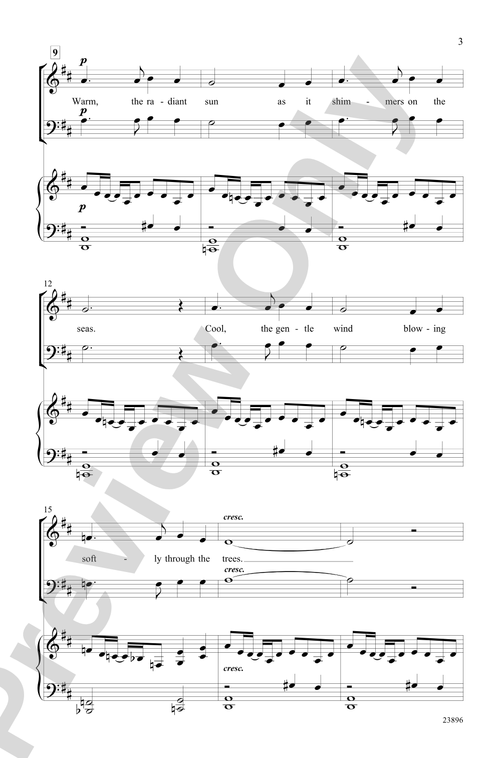 Arise (Summer Has Now Begun): SATB Choral Octavo