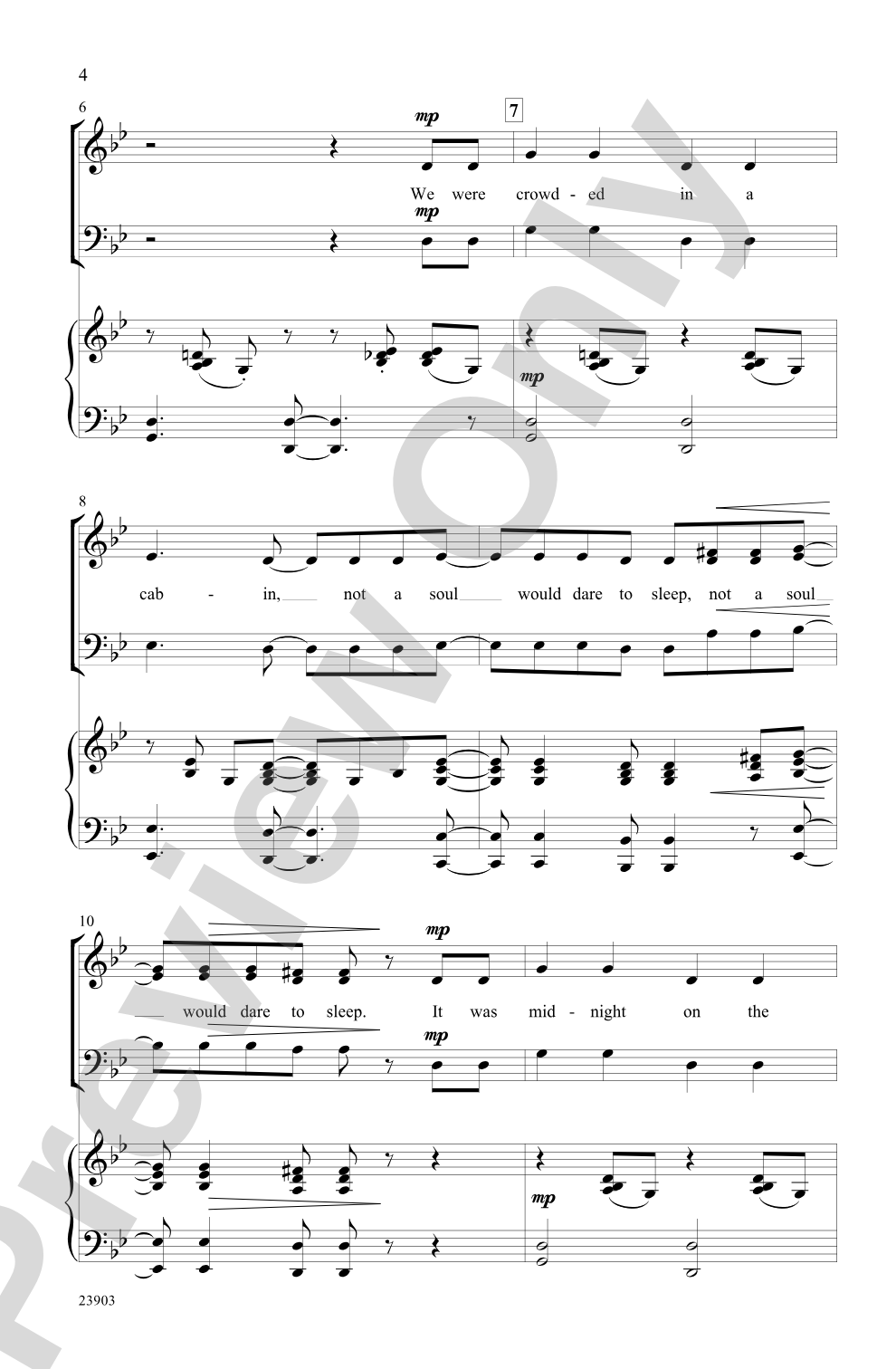 Ballad of the Tempest: S(S)AB Choral Octavo