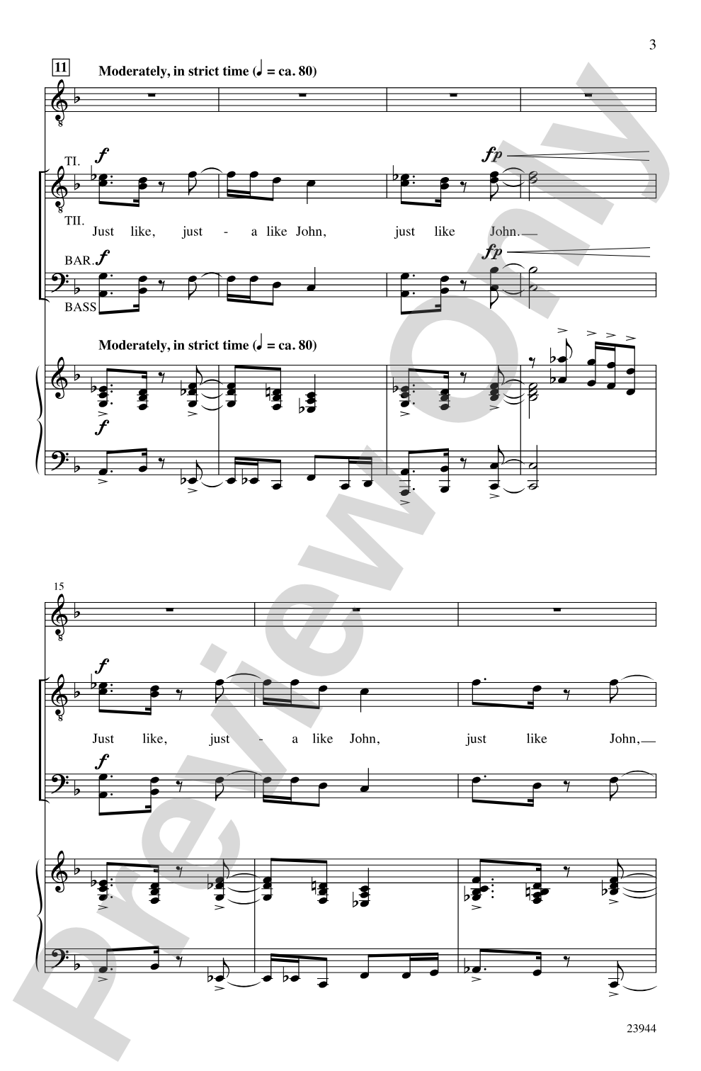 I Want to Be Ready: TTBB Choral Octavo