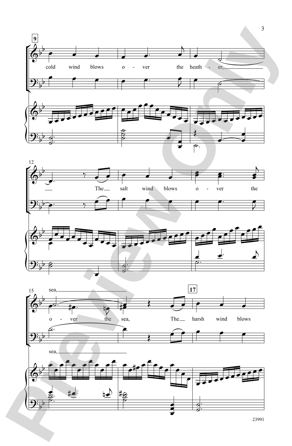 From an Irish Cabin: SAB Choral Octavo