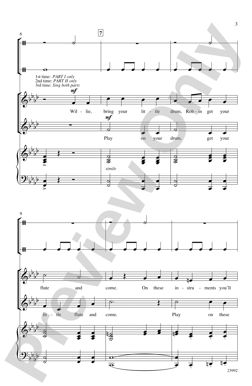 Pat-a-Pan: 2-Part Choral Octavo