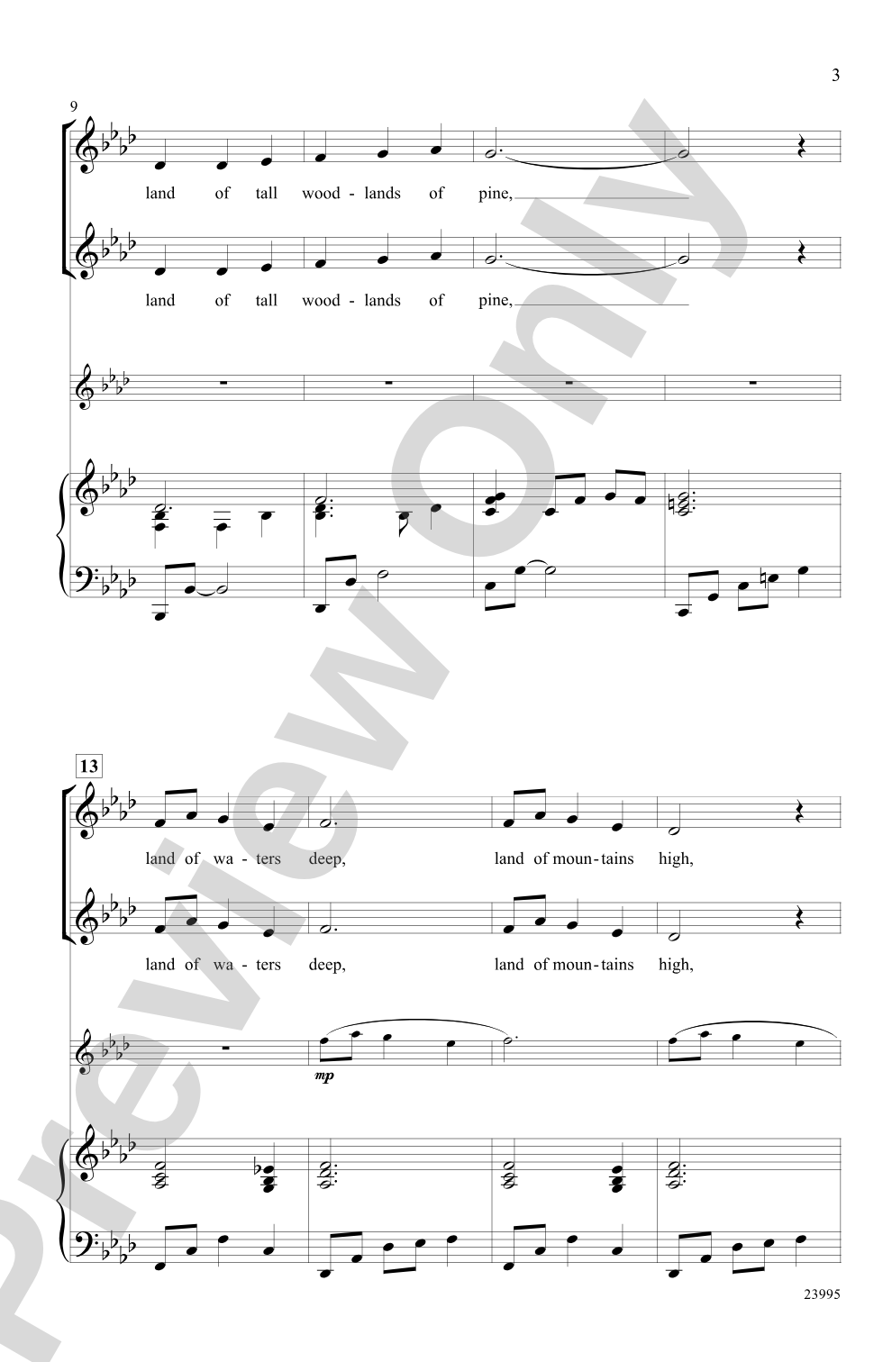 My Homeland: 2-Part Choral Octavo