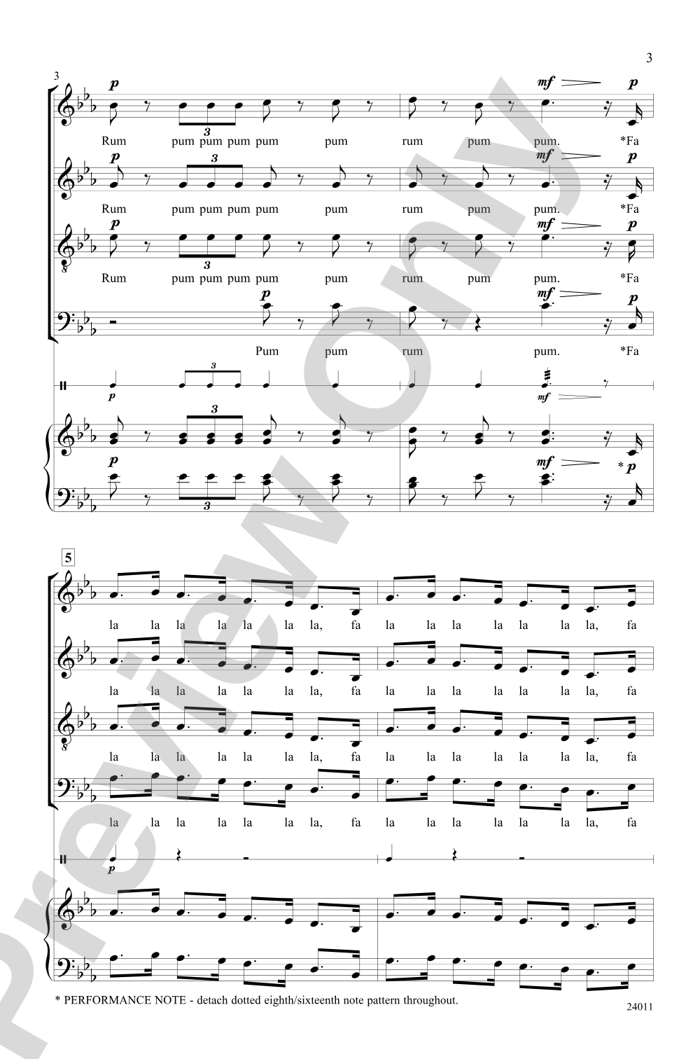 Nutcracker March (from <I>The Nutcracker Suite</I>): SATB, <I>a cappella</I> Choral Octavo