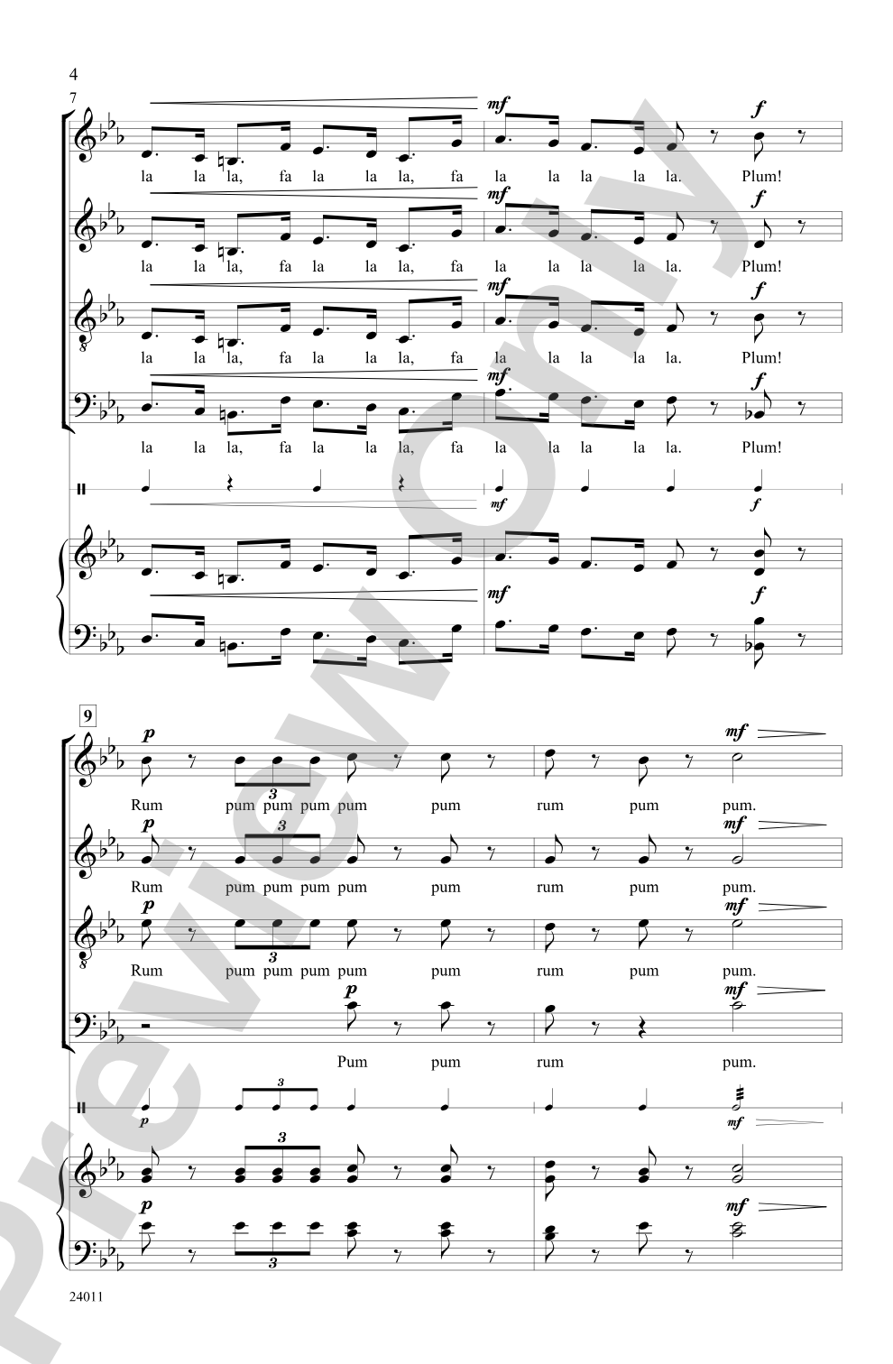 Nutcracker March (from <I>The Nutcracker Suite</I>): SATB, <I>a cappella</I> Choral Octavo