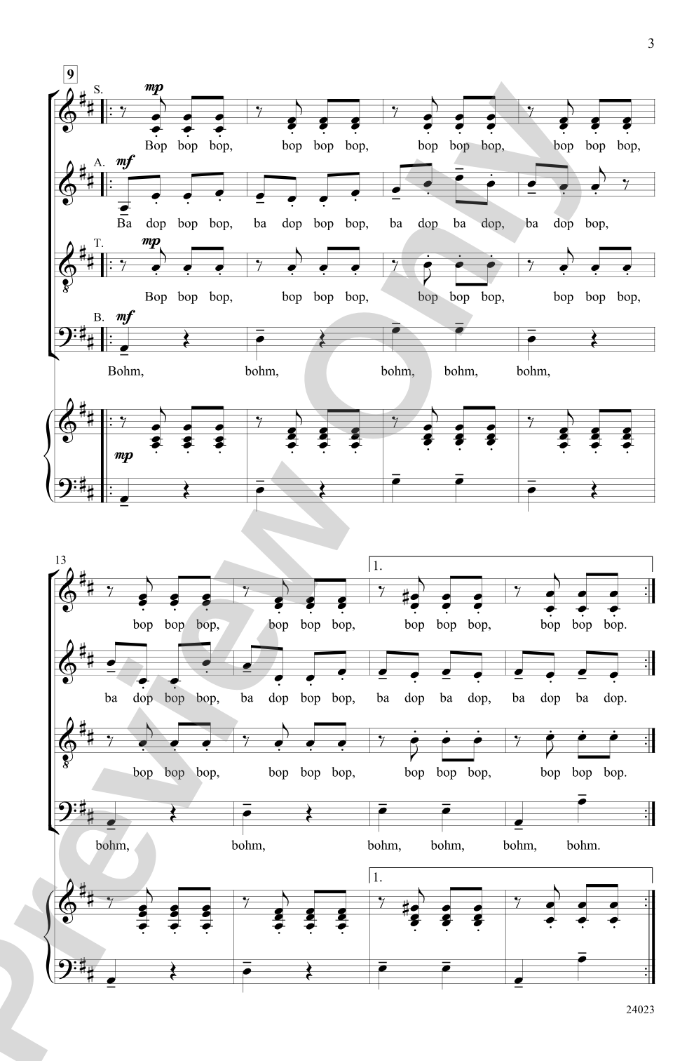 Can-Can (from the Overture to <I>Orpheus in the Underworld</I>): SATB divisi, <I>a cappella</I> Choral Octavo