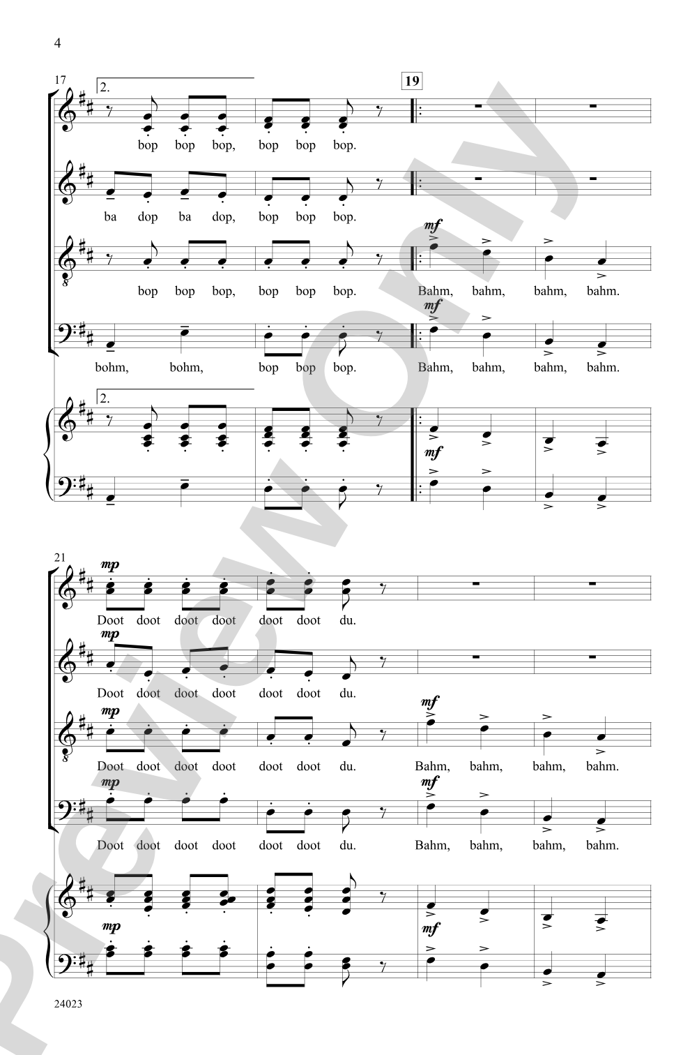 Can-Can (from the Overture to <I>Orpheus in the Underworld</I>): SATB divisi, <I>a cappella</I> Choral Octavo