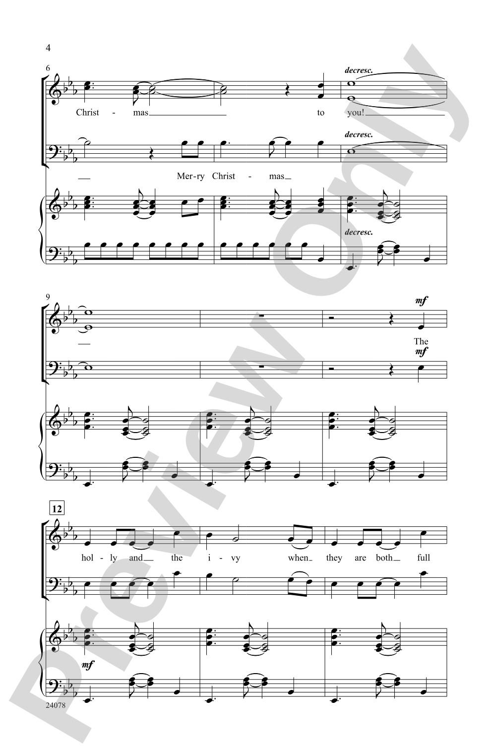 It's Christmas! (A Medley of Carols): SAB Choral Octavo